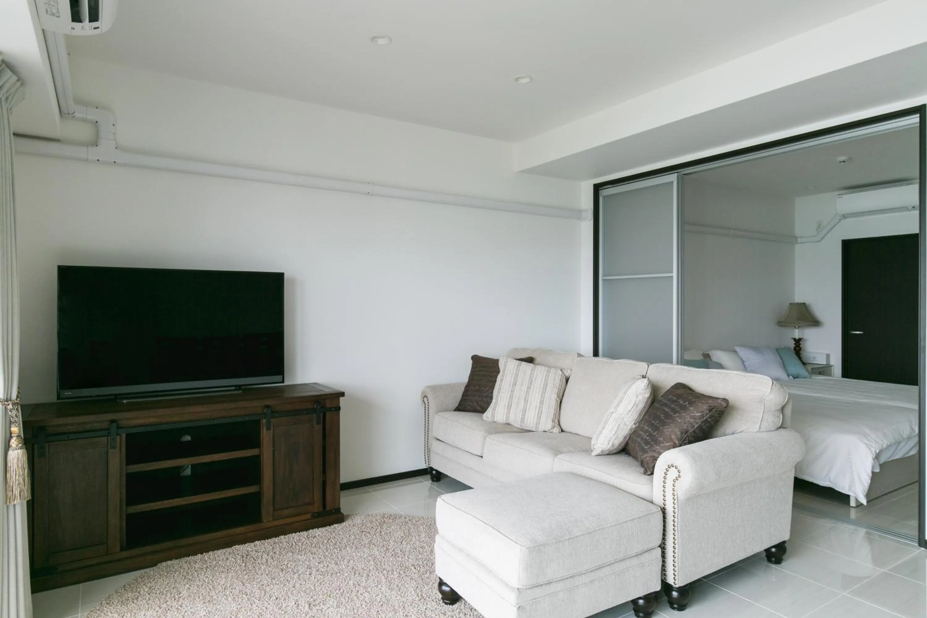 Living room in Hideout Okinawa Uruma