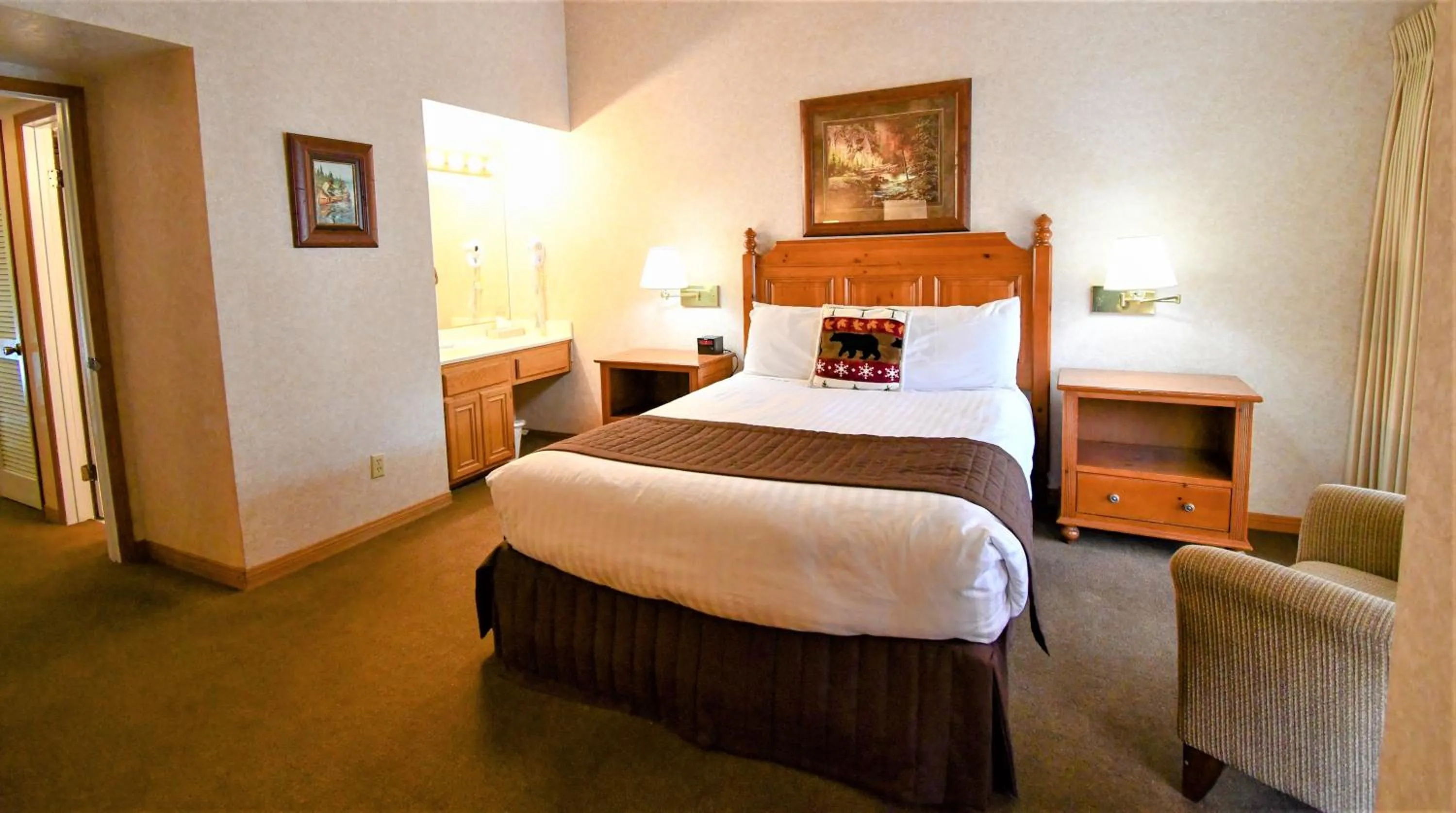 Bed in Lagonita Lodge