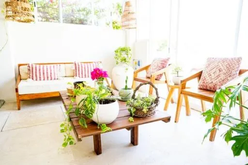 Patio in Hotel Boutique Pachamama