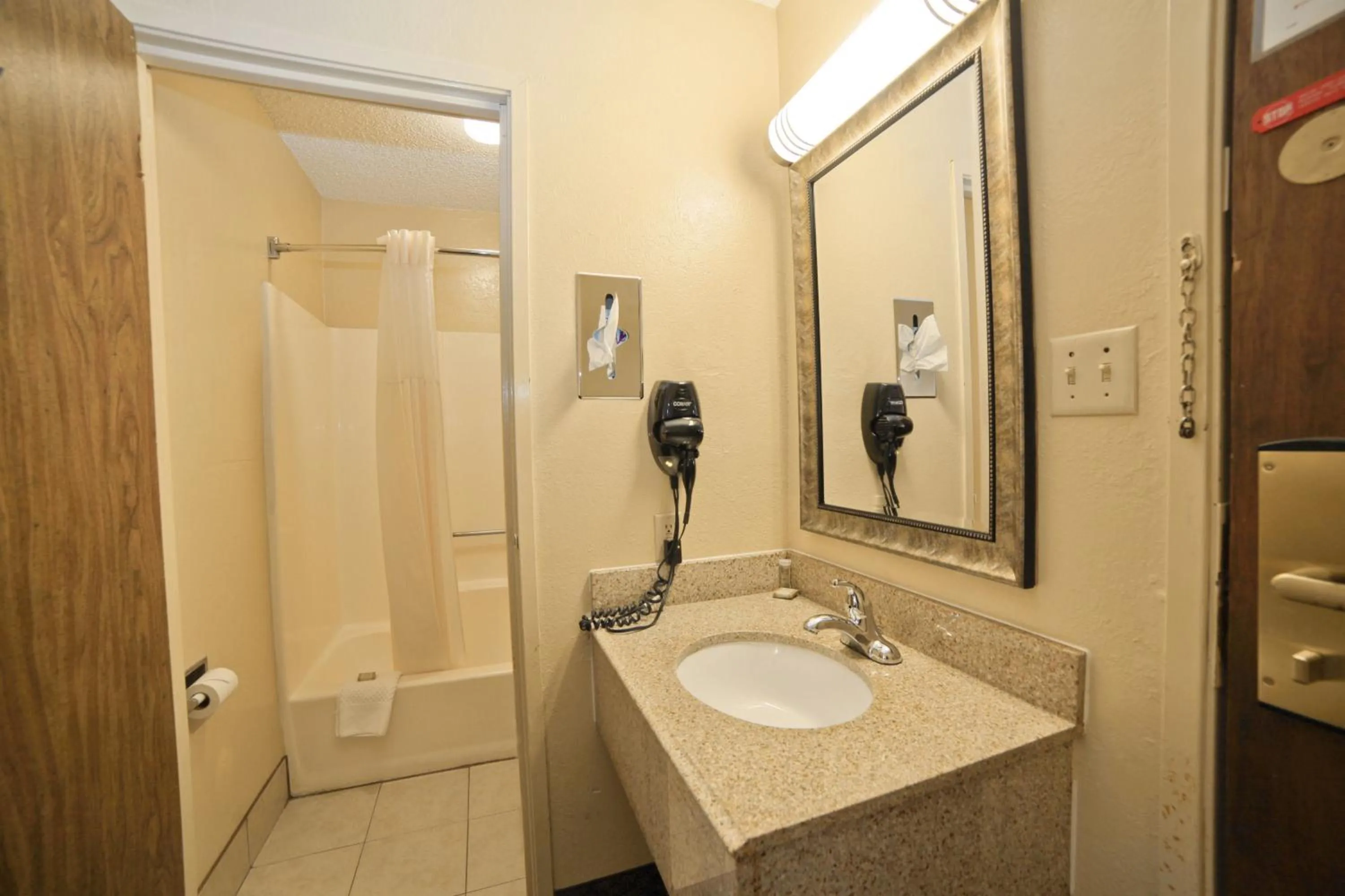 Bathroom in Super 8 by Wyndham Natchitoches