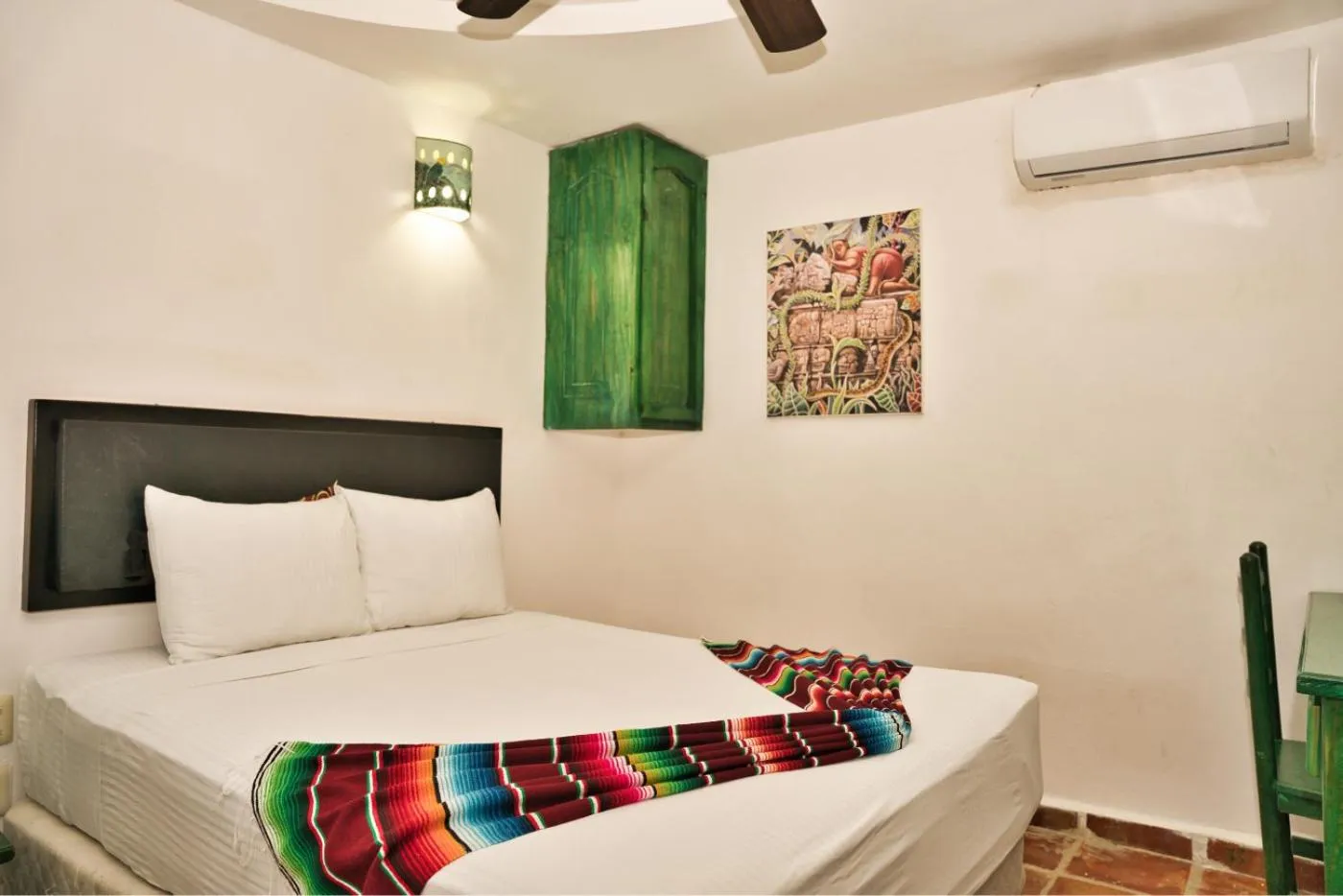 Bed in Hotel Museo Matan Kaan Mahahual