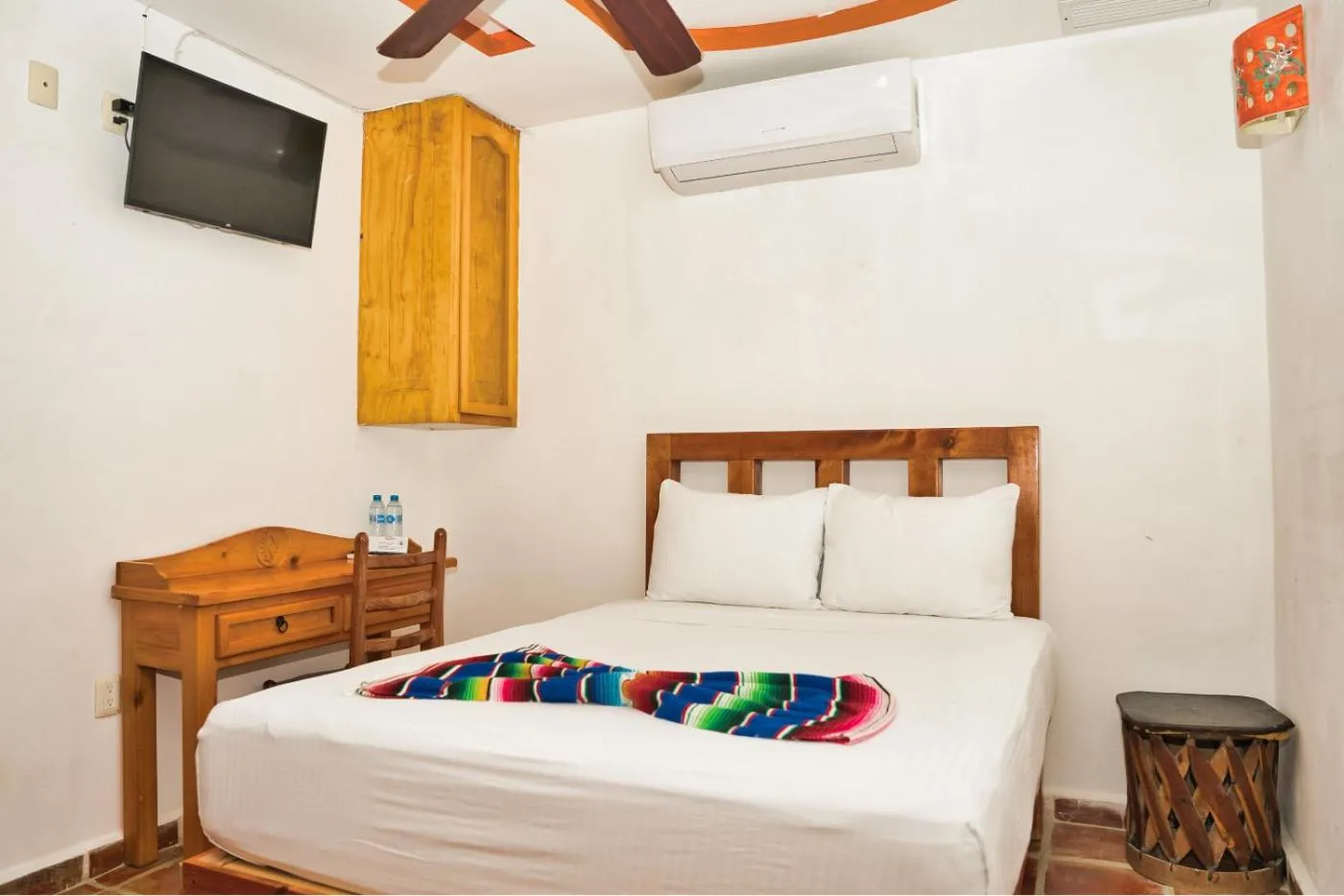 Bed in Hotel Museo Matan Kaan Mahahual