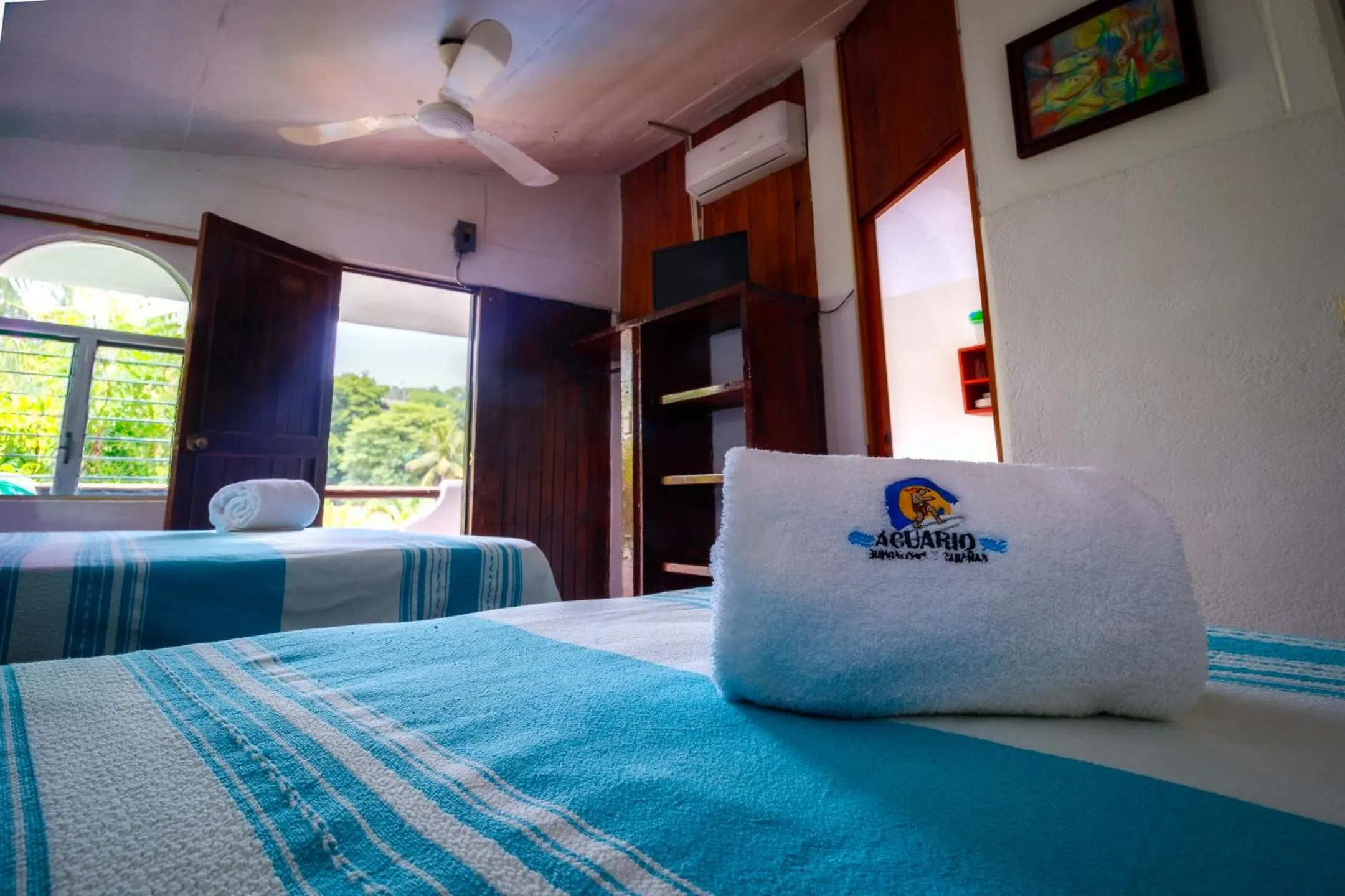 Bedroom in Hotel Bungalows Acuario