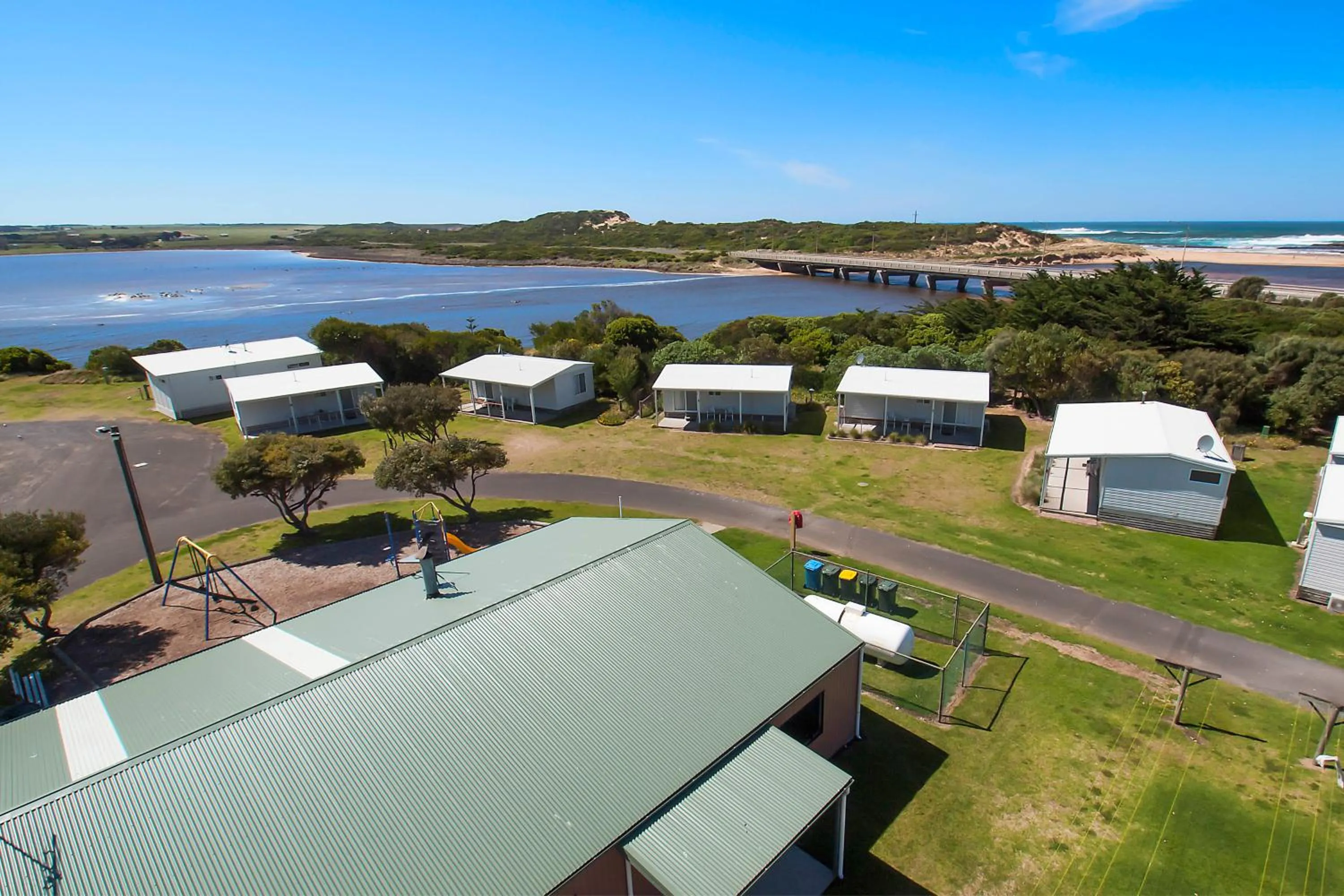 Bird's eye view in Great Ocean Road Tourist Park