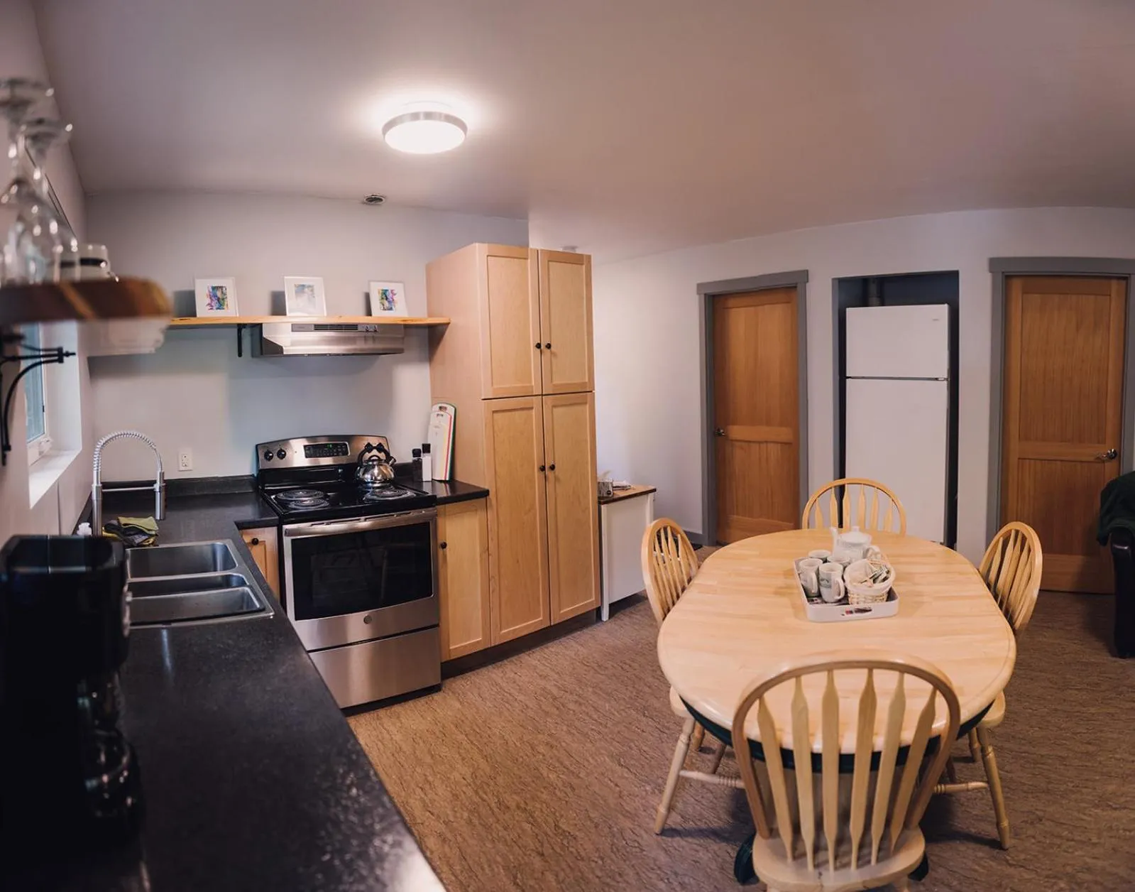 Kitchen or kitchenette in Across the Creek Cabins