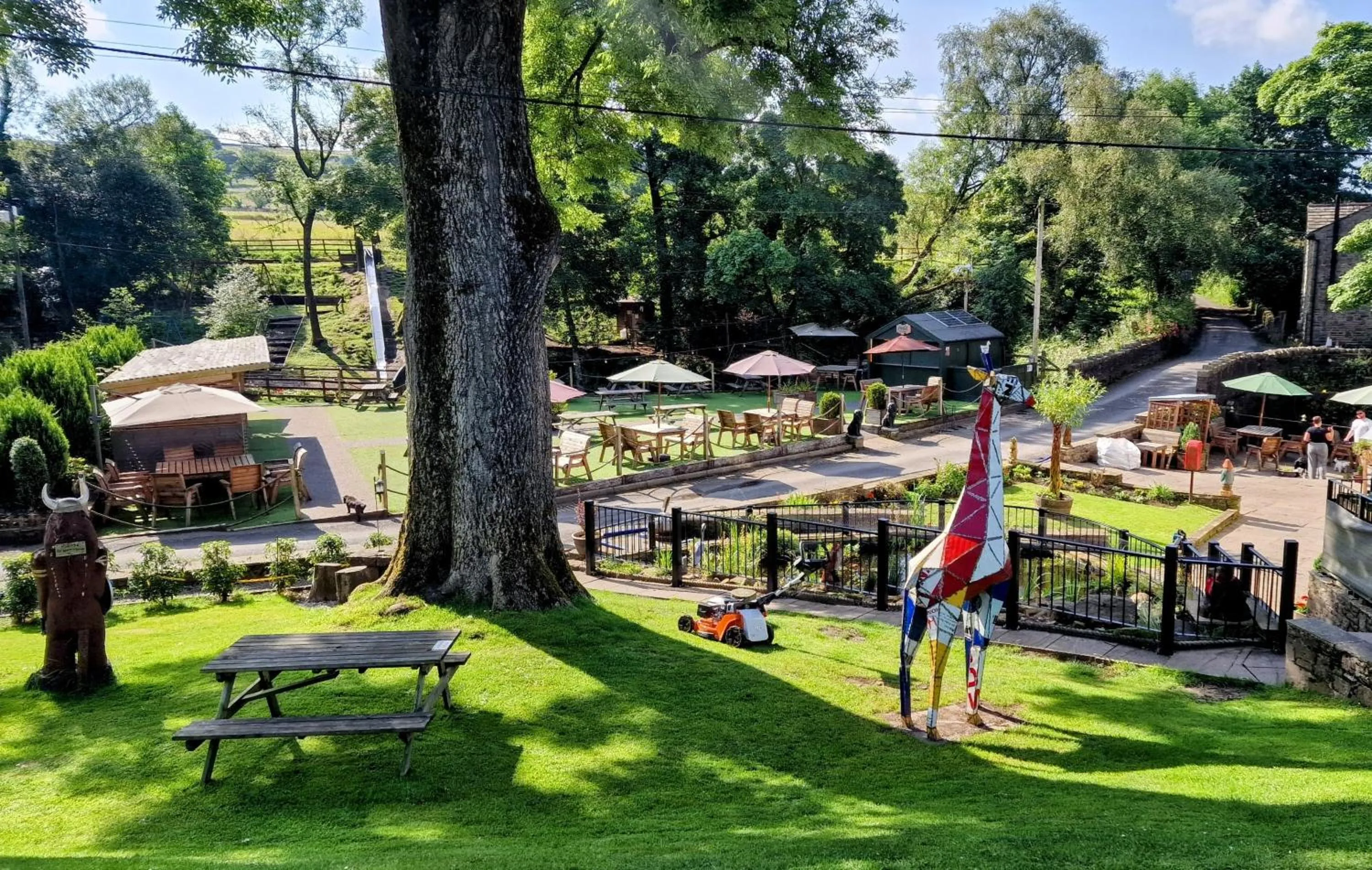 Property building in The Little Mill Inn