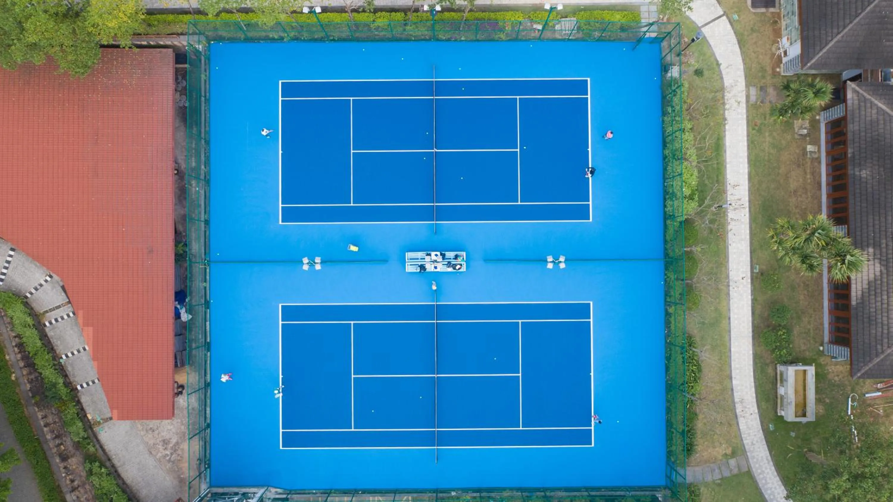 Tennis court in Le Méridien Shimei Bay Beach Resort & Spa
