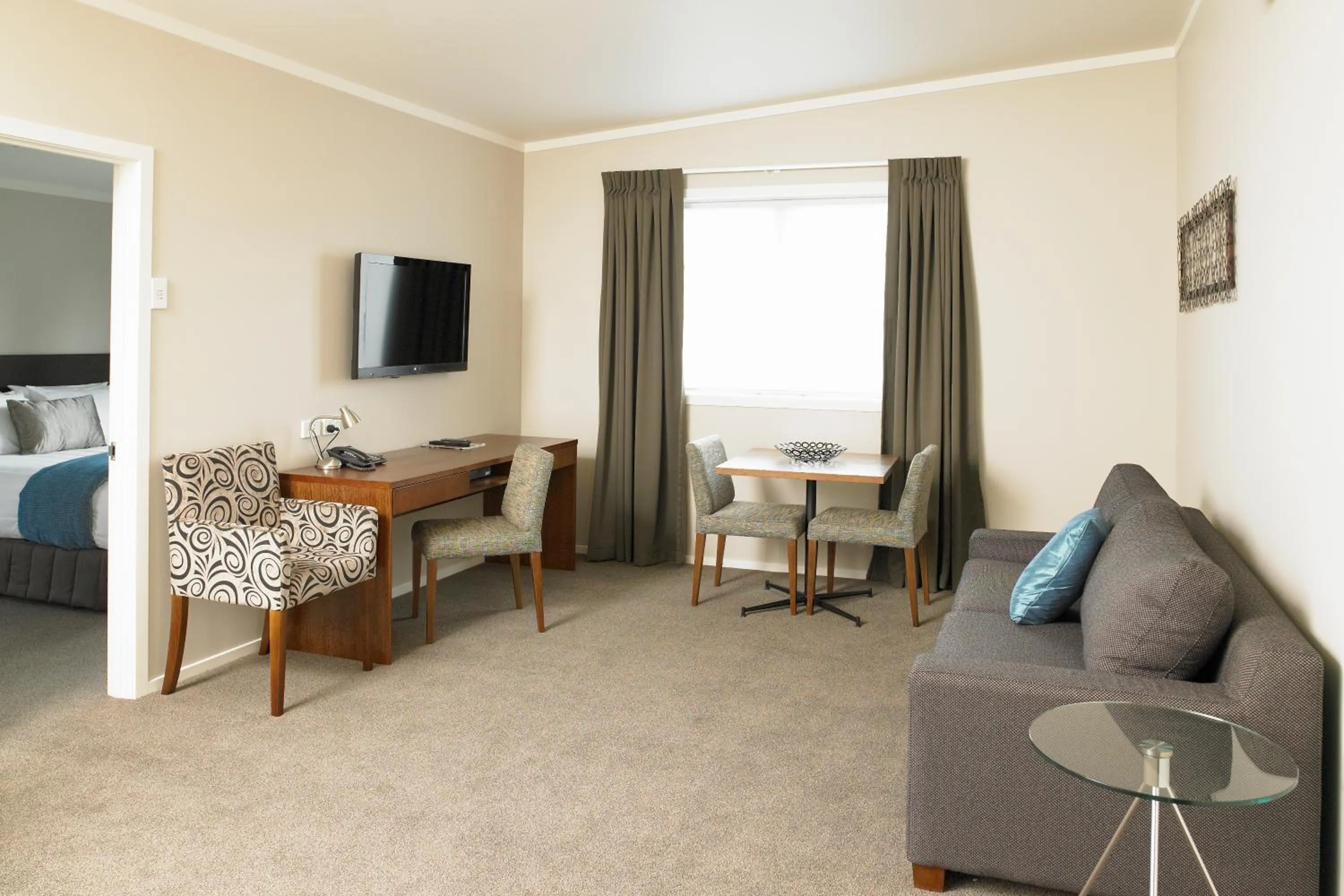 Living room in Argent Motor Lodge