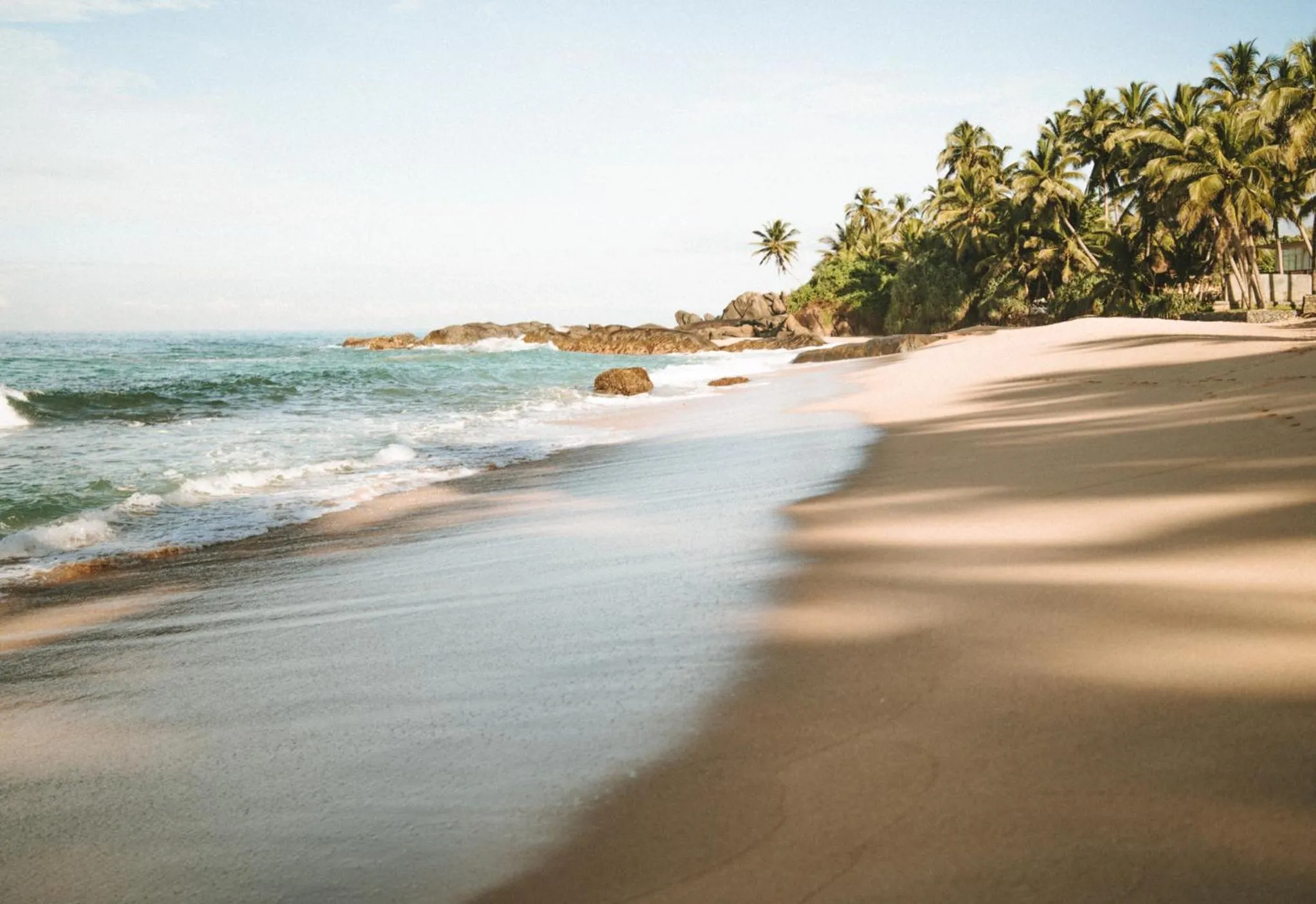 Beach in Villa Balapitiya Beach