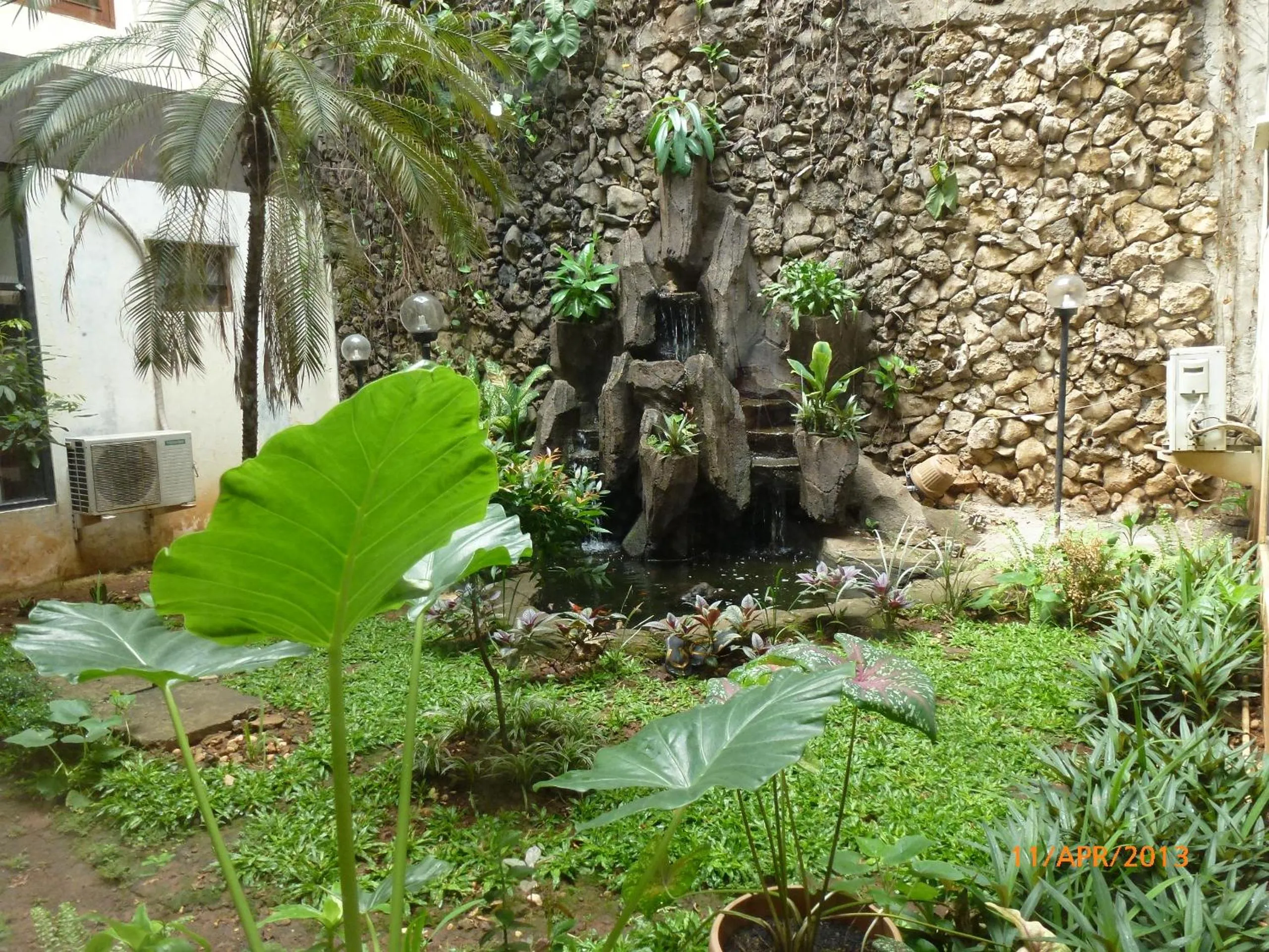Garden view in Hotel Nusantara Indah Syariah