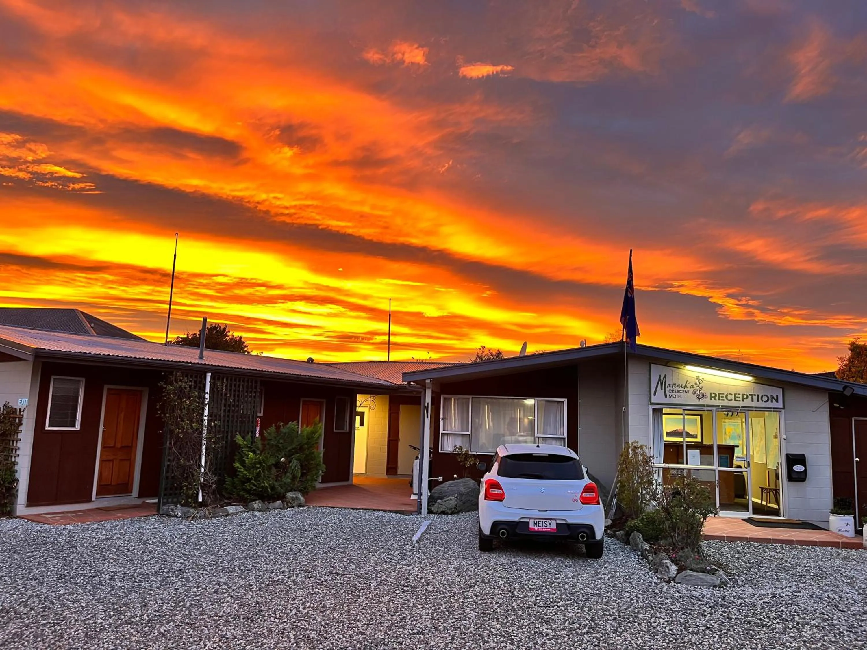 Property building in Manuka Crescent Motel
