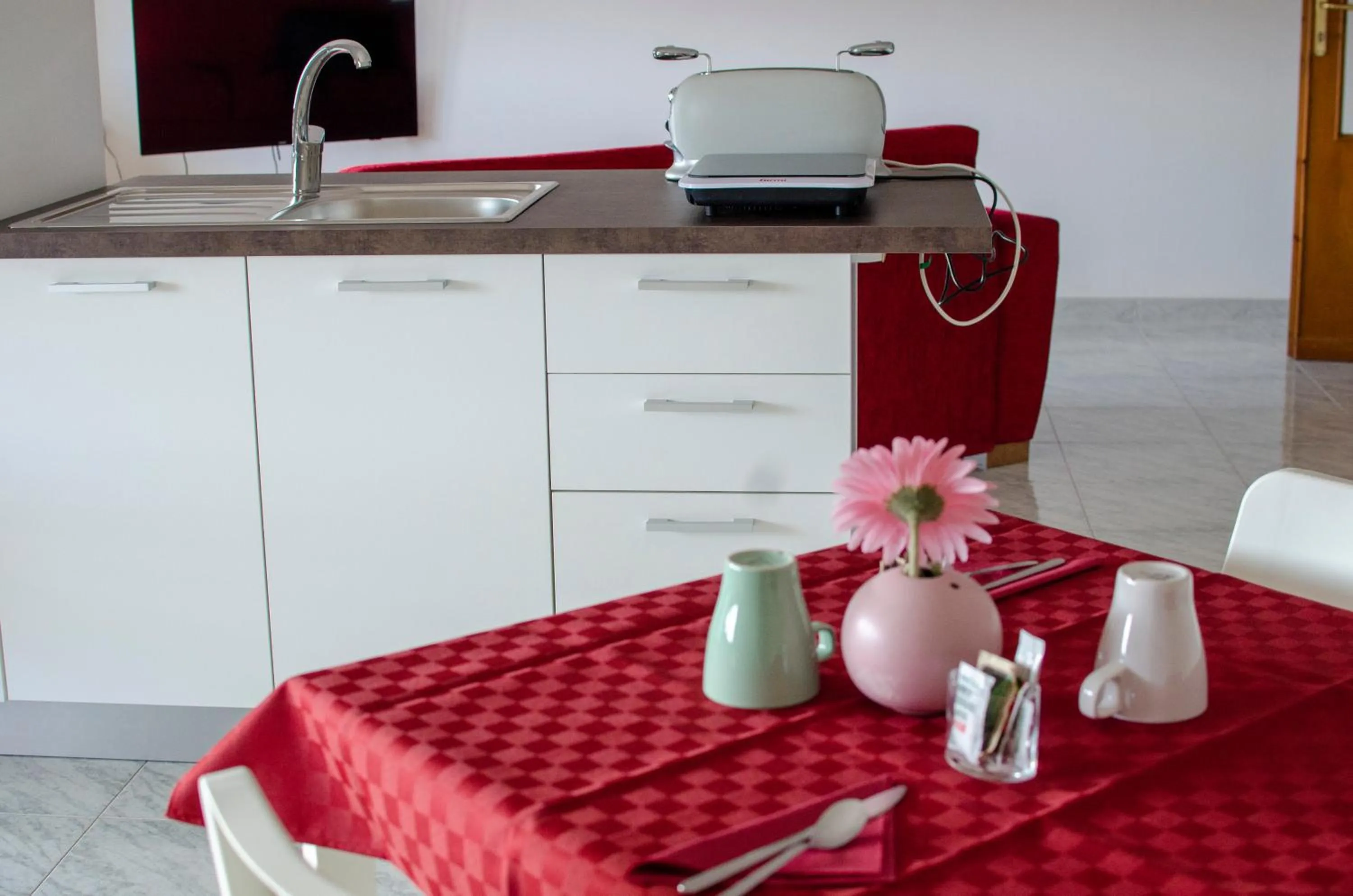 Kitchen or kitchenette in BnB acasaconme