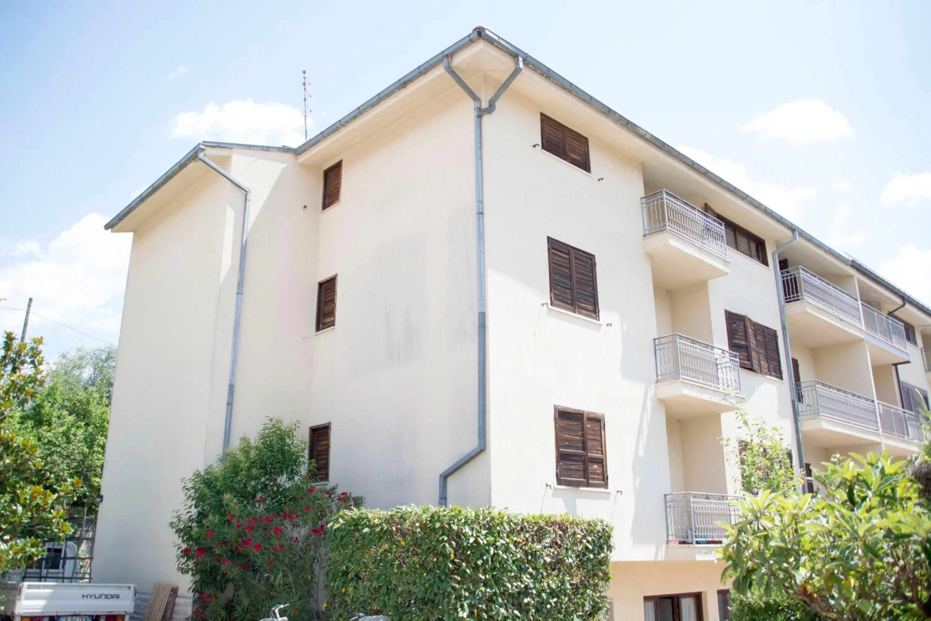 Garden view in BnB acasaconme