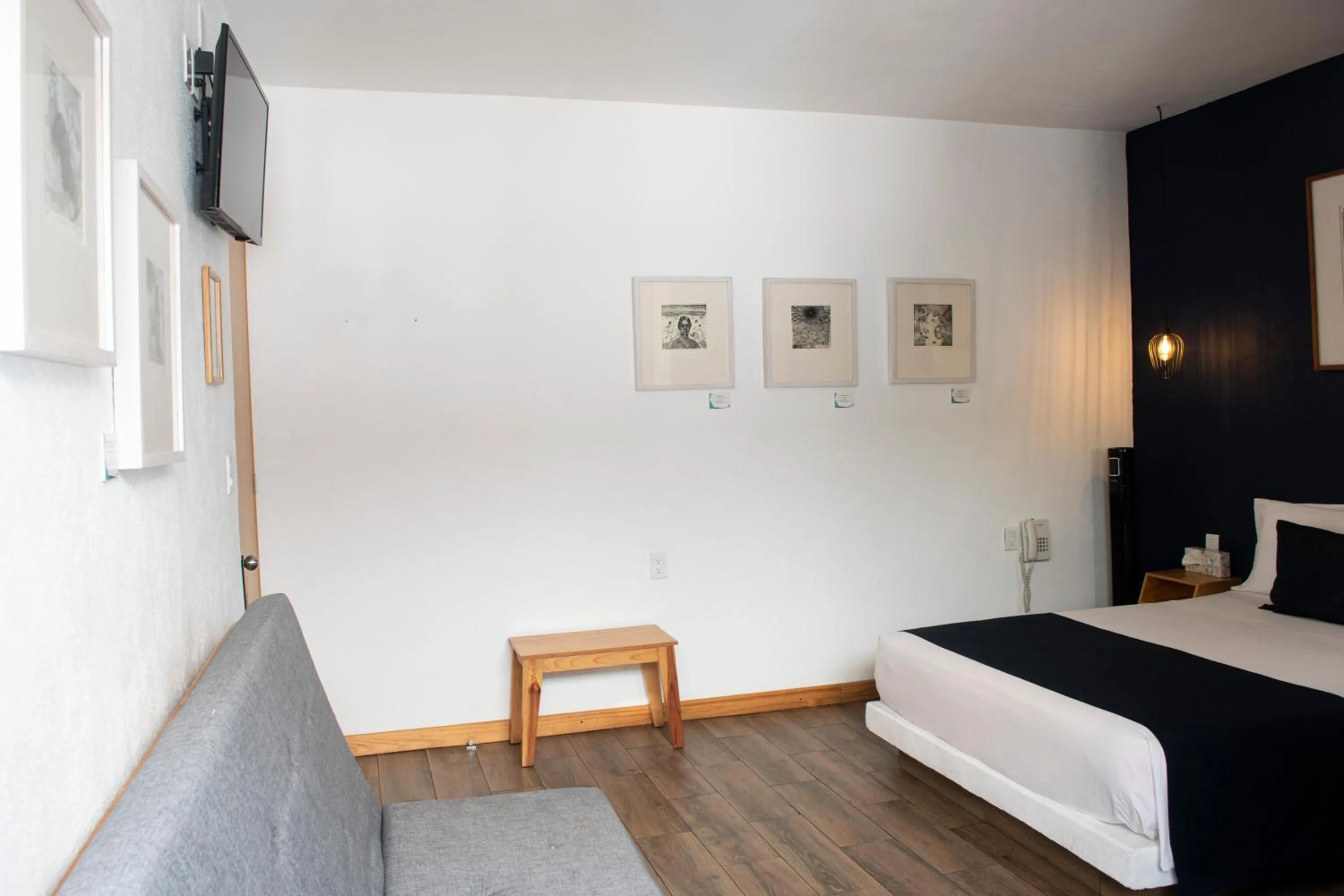 Bed in Romance City Hotel