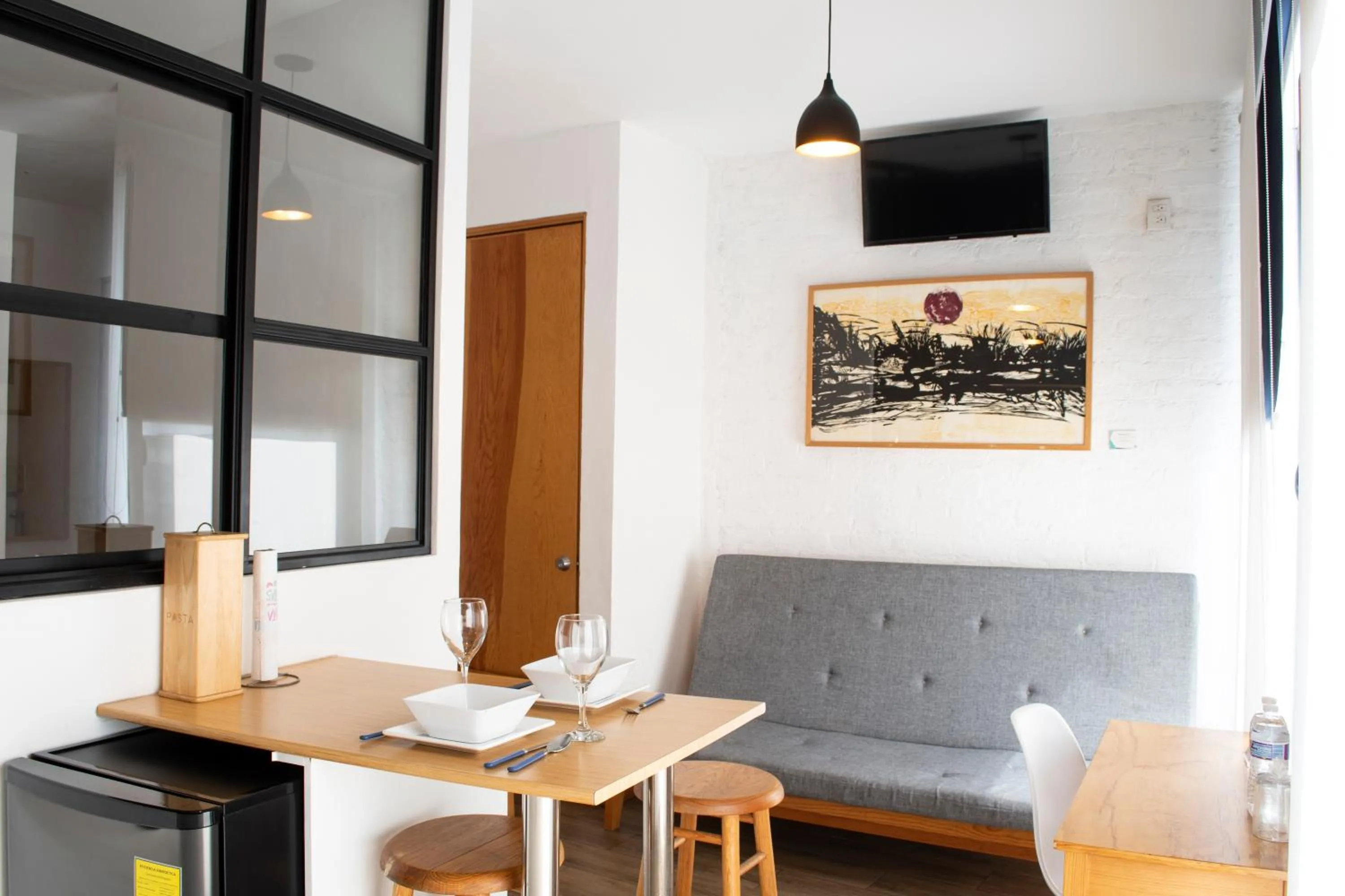 Kitchen or kitchenette in Romance City Hotel