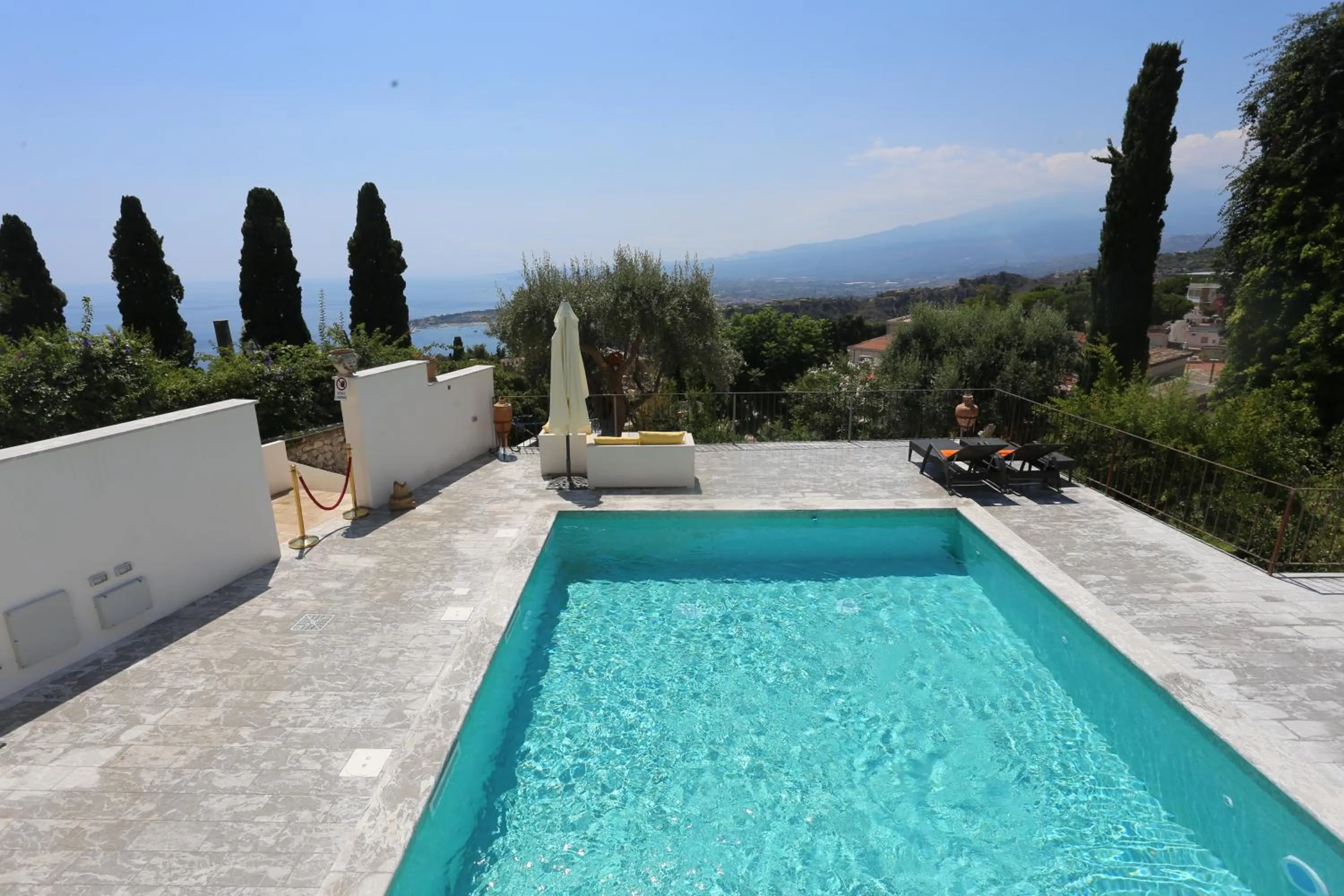 Swimming pool in Casa Cuseni, Patrimonio Culturale Immateriale UNESCO