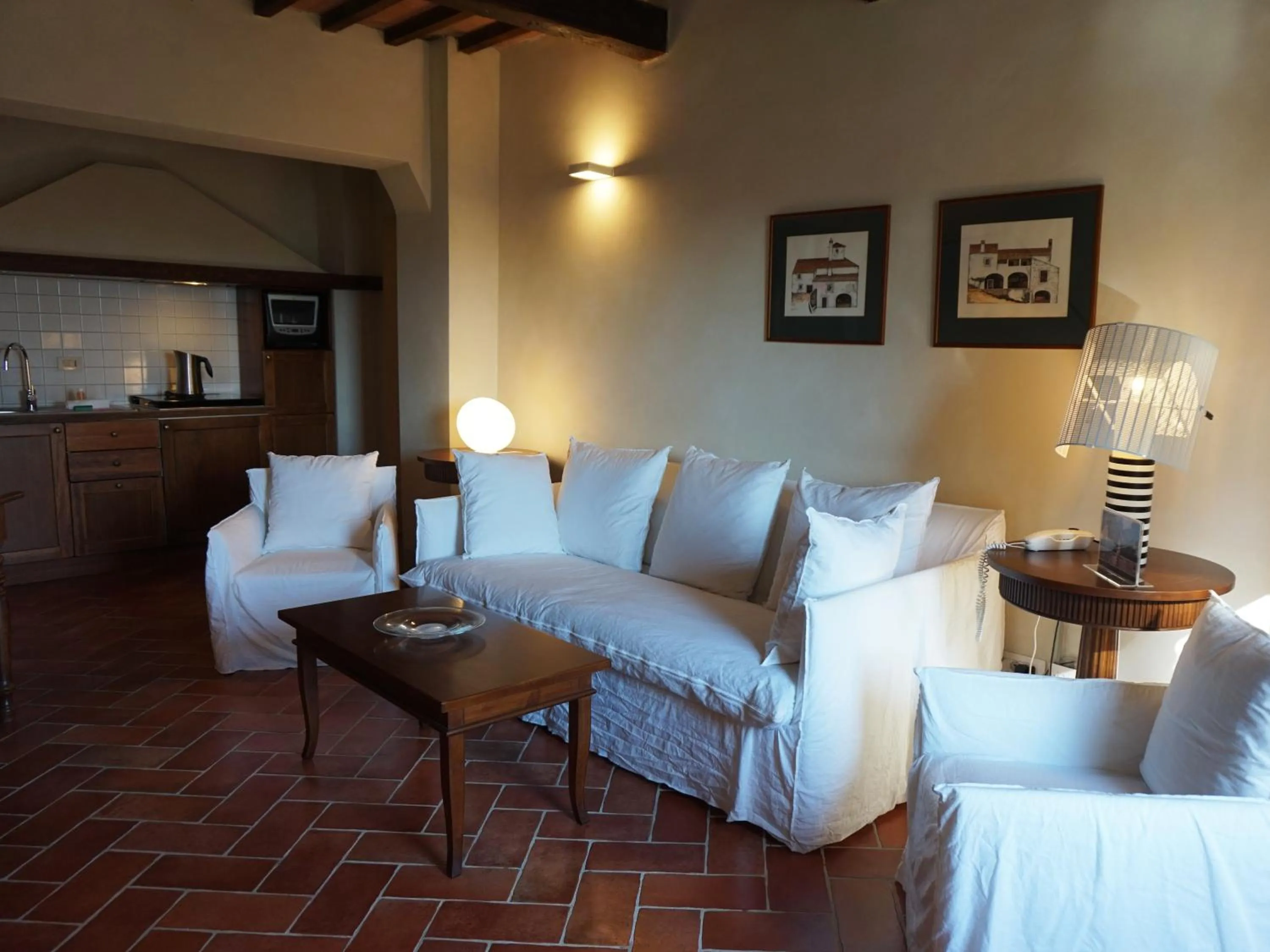 Living room in Borgo Colleoli Resort