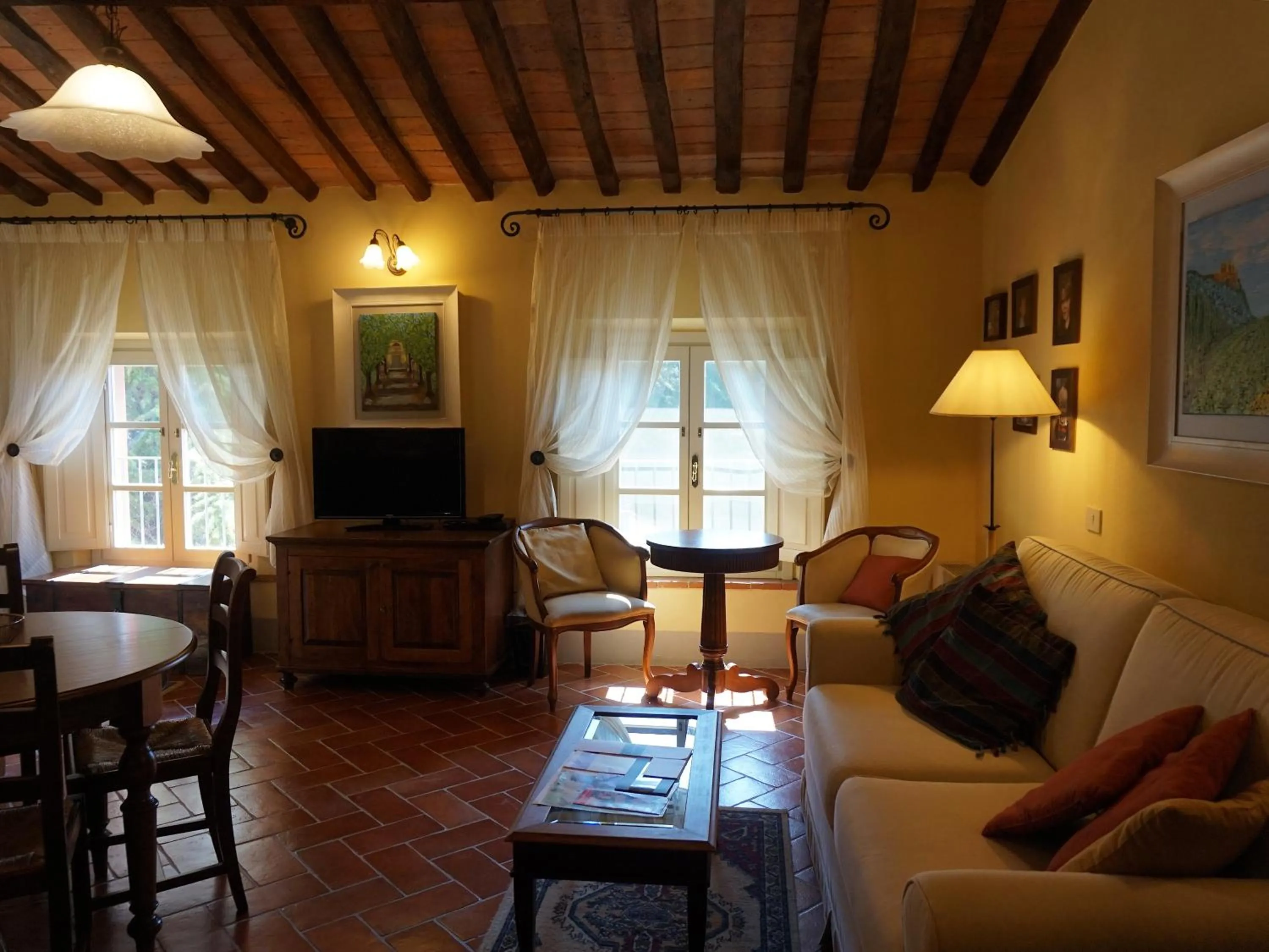 Living room in Borgo Colleoli Resort