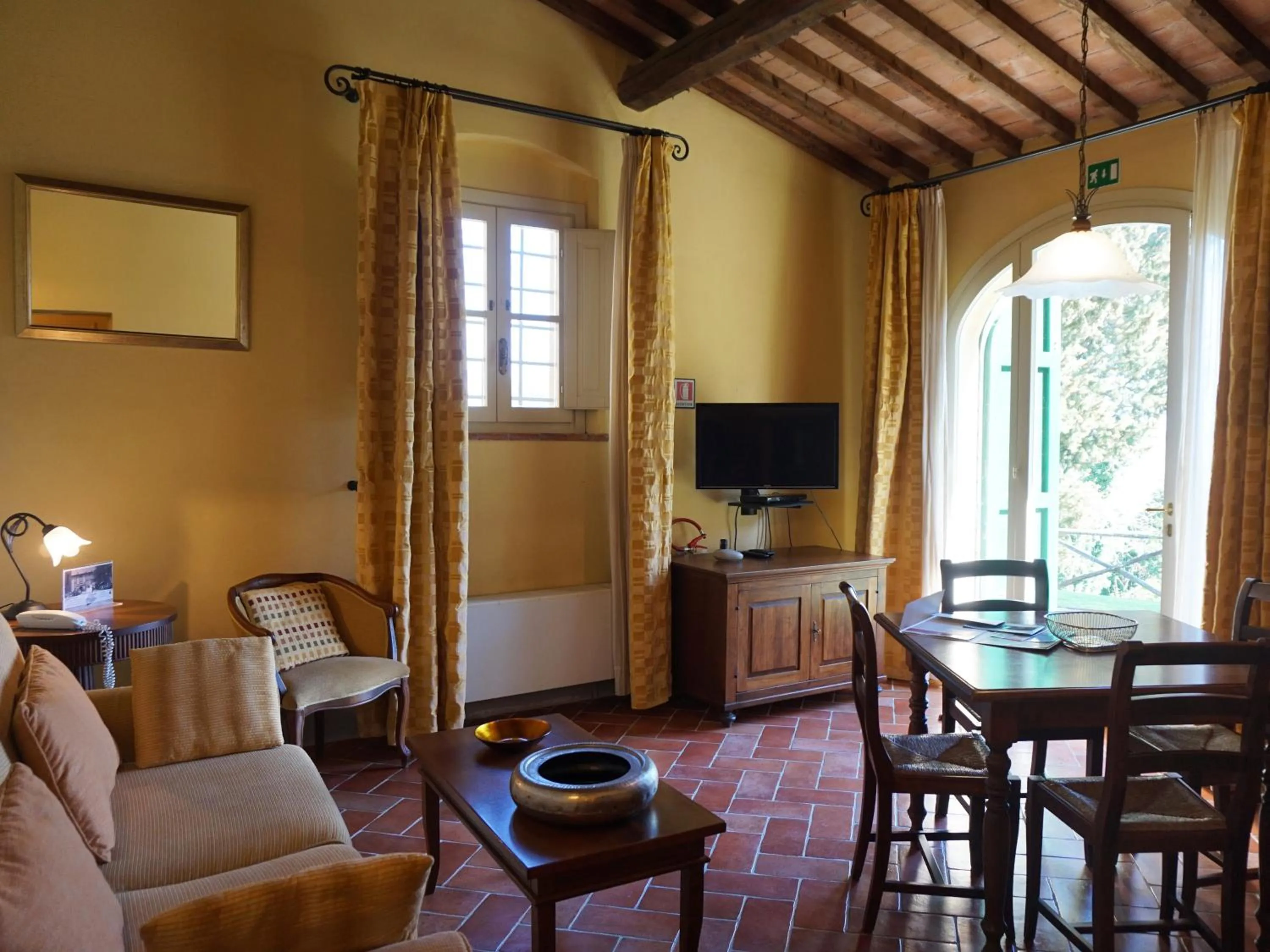 Living room in Borgo Colleoli Resort