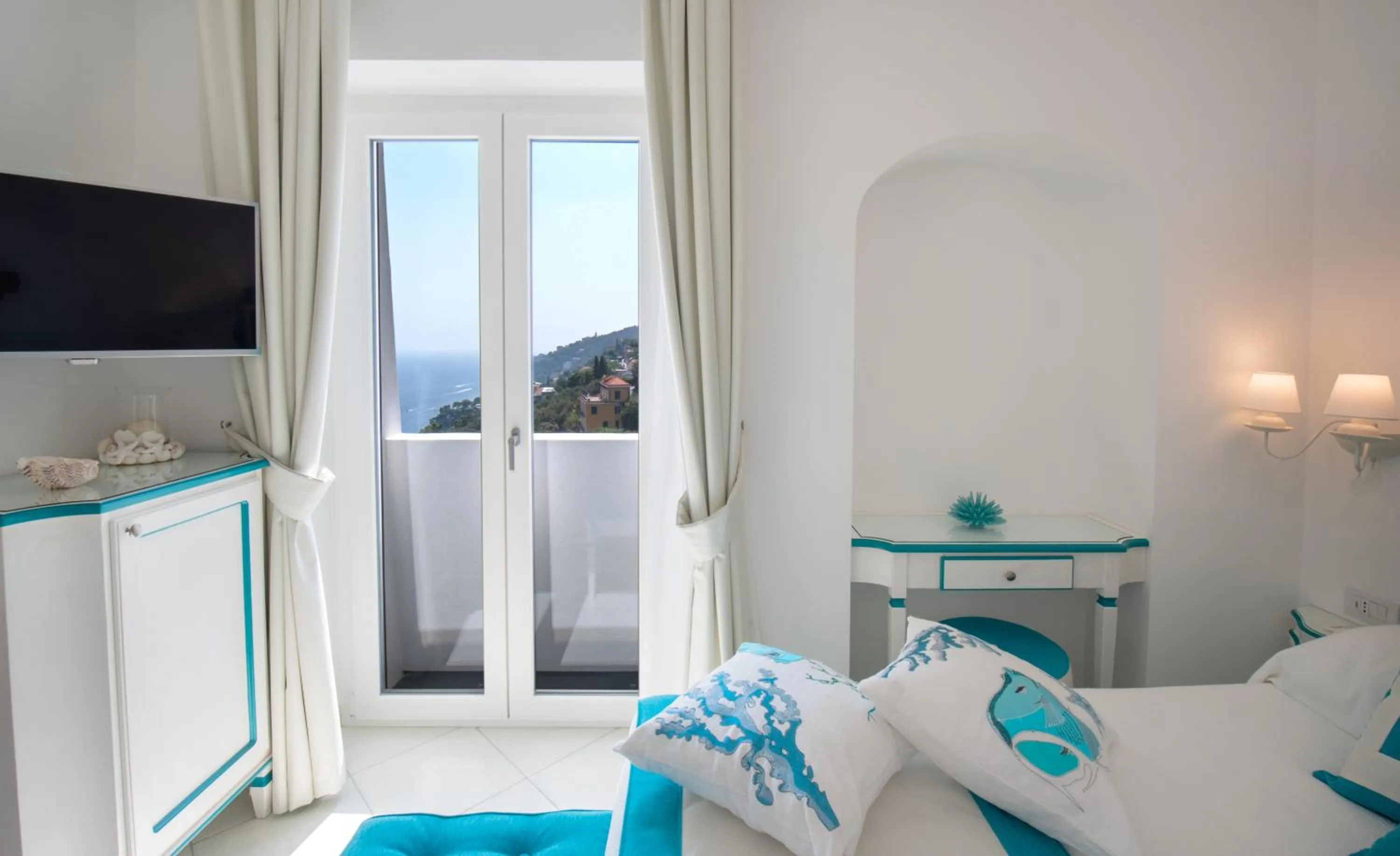 Bed in Villa Viviani