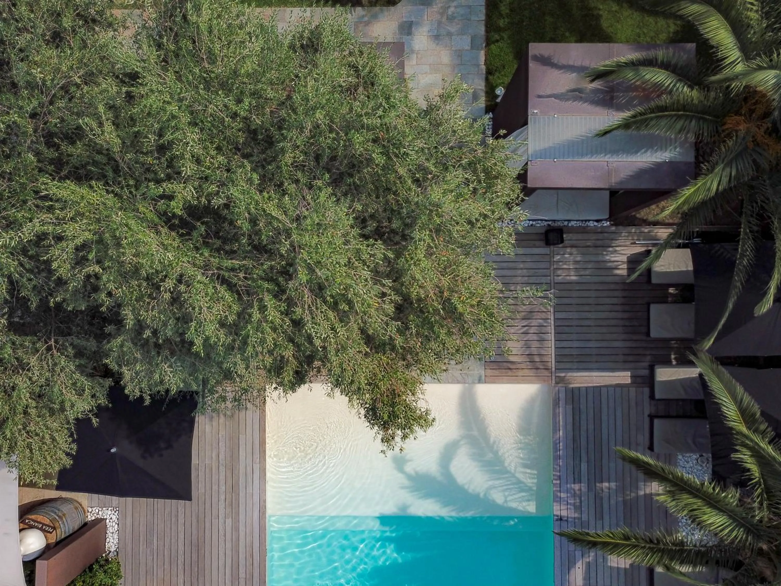 Garden view in Hôtel La Dimora & Spa