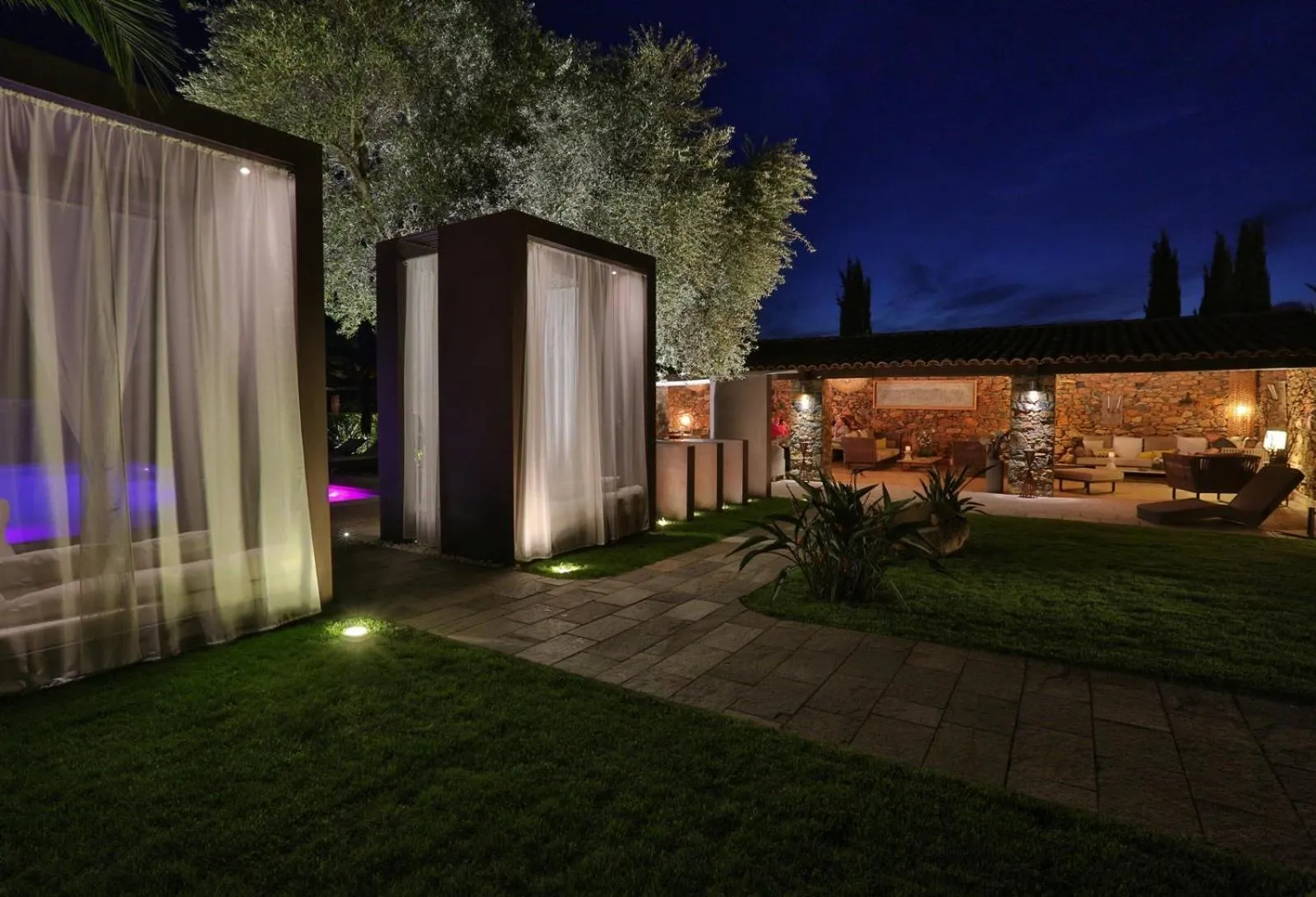 Patio in Hôtel La Dimora & Spa