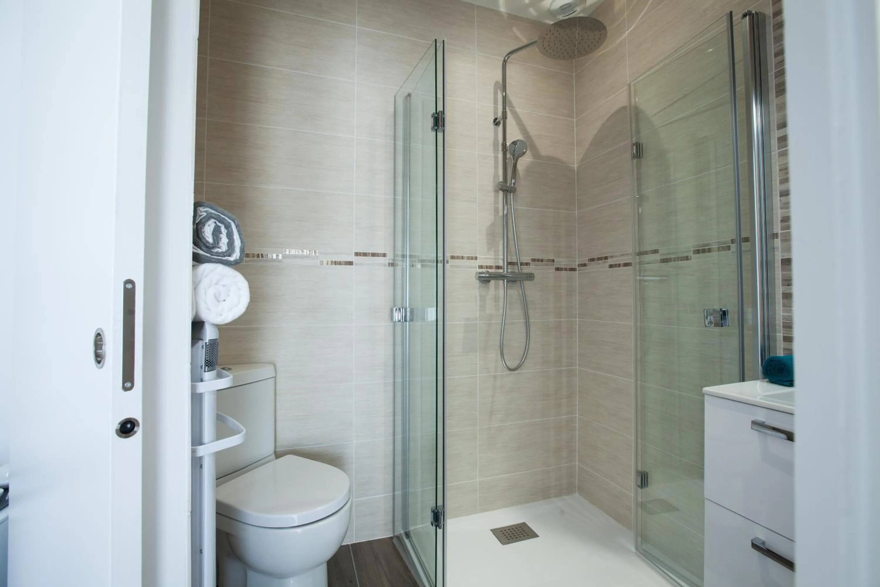 Bathroom in Les villas du triangle - chambres d'hôtes
