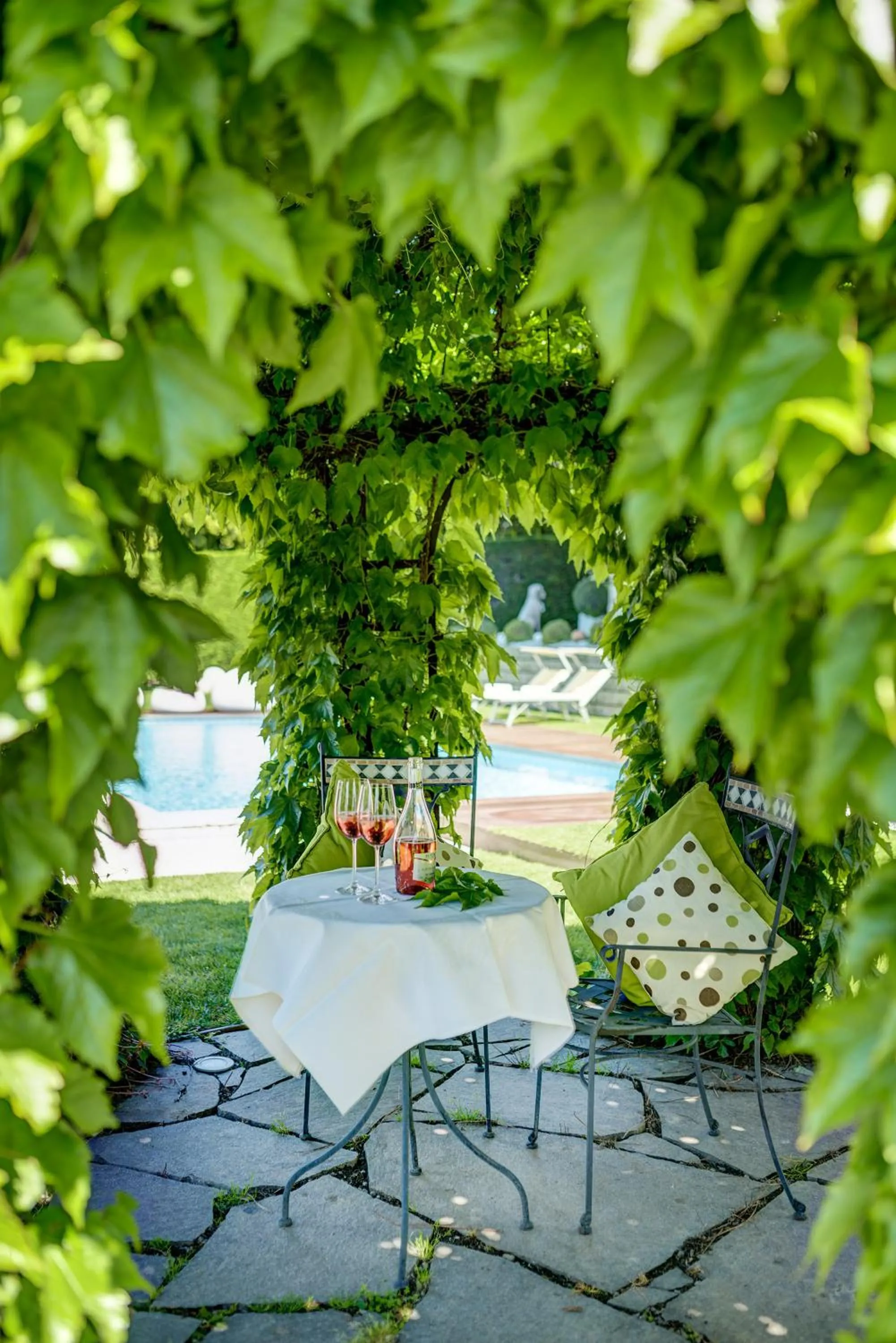 Patio in Apartmenthotel Ritterhof Suites & Breakfast