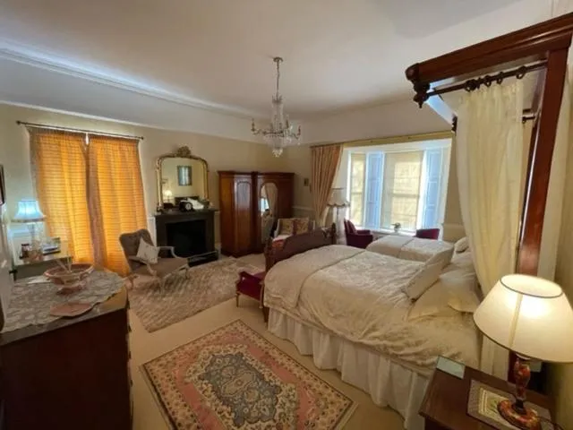 Bed in Barton Hall Country House