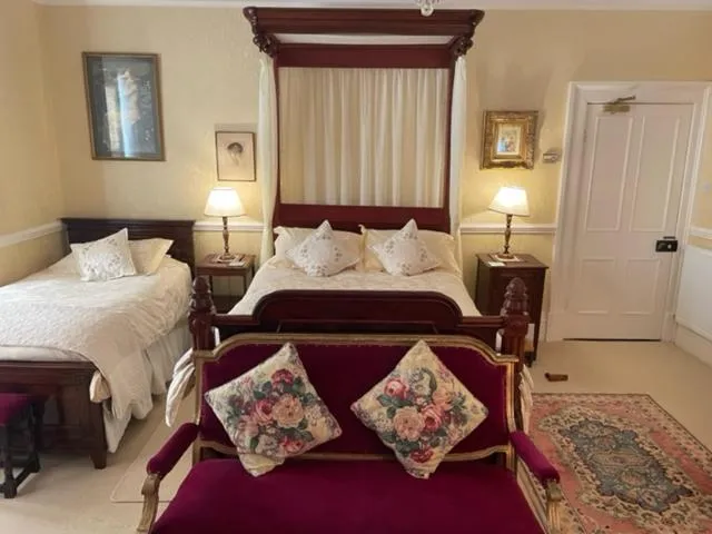 Bed in Barton Hall Country House