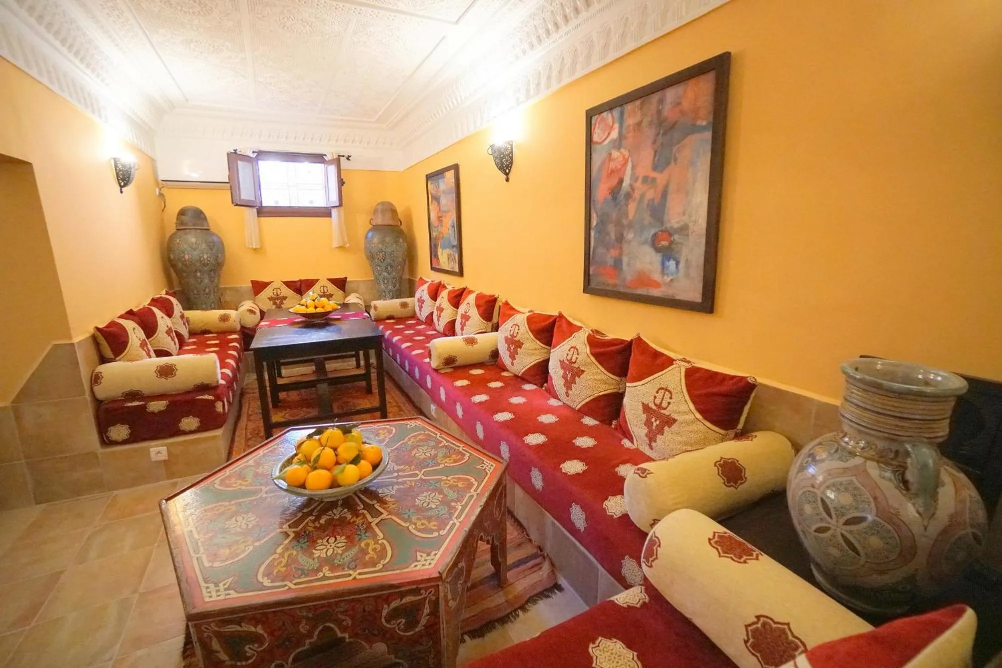 Seating area in Riad Dar Rita