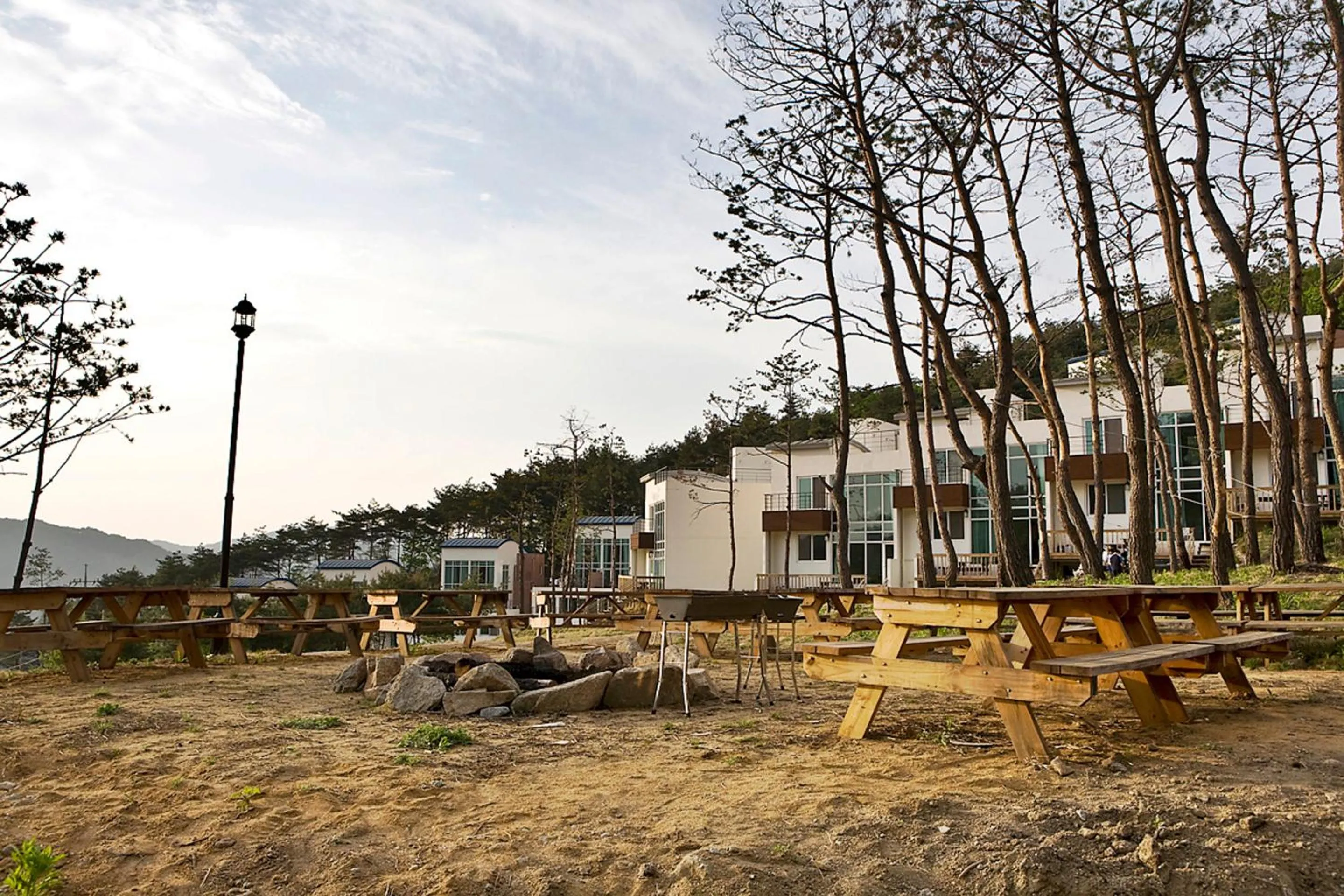 BBQ facilities in Hyundai Soo Resort Hoengseong