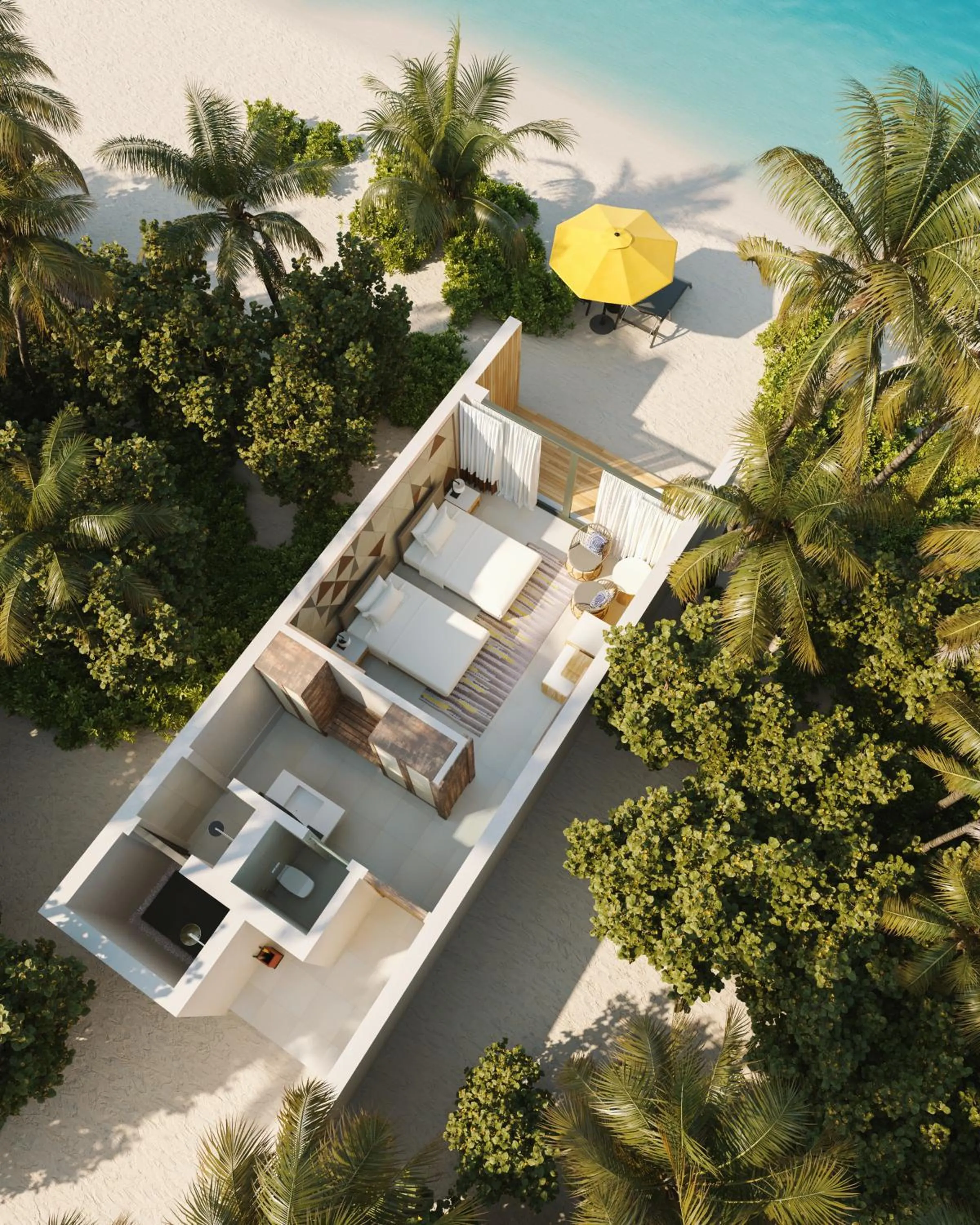 Floor plan in Hard Rock Hotel Maldives - FREE transfer for stays from 01st Mar to 31st Oct 2026