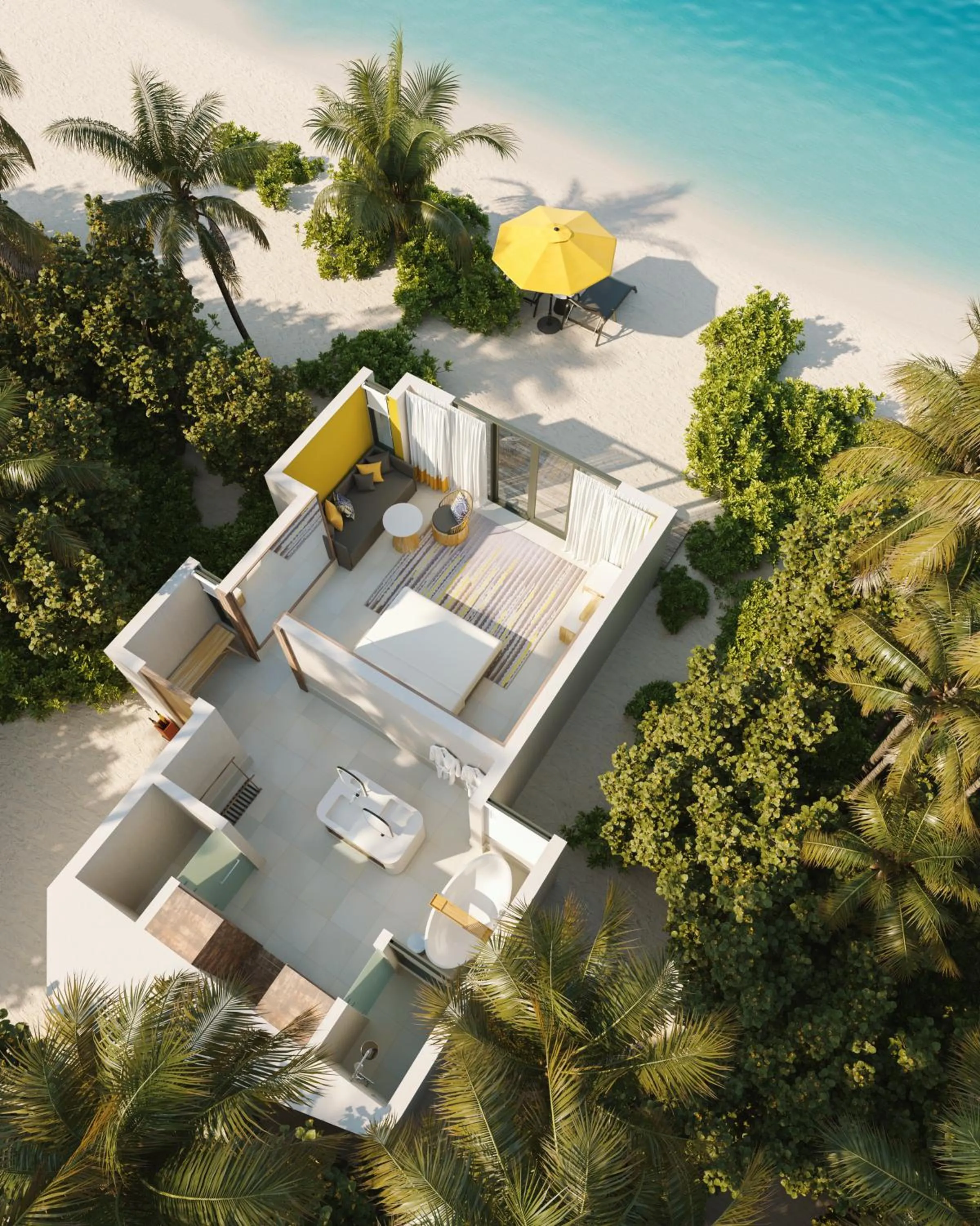 Floor plan in Hard Rock Hotel Maldives - FREE transfer for stays until 21st Dec 2025 and 11th Jan to 30th Apr 2026