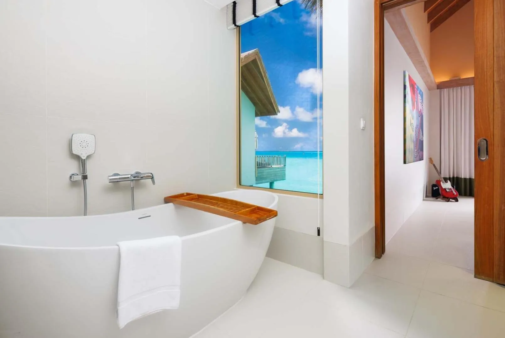 Bathroom in Hard Rock Hotel Maldives - FREE transfer for stays until 21st Dec 2025 and 11th Jan to 30th Apr 2026