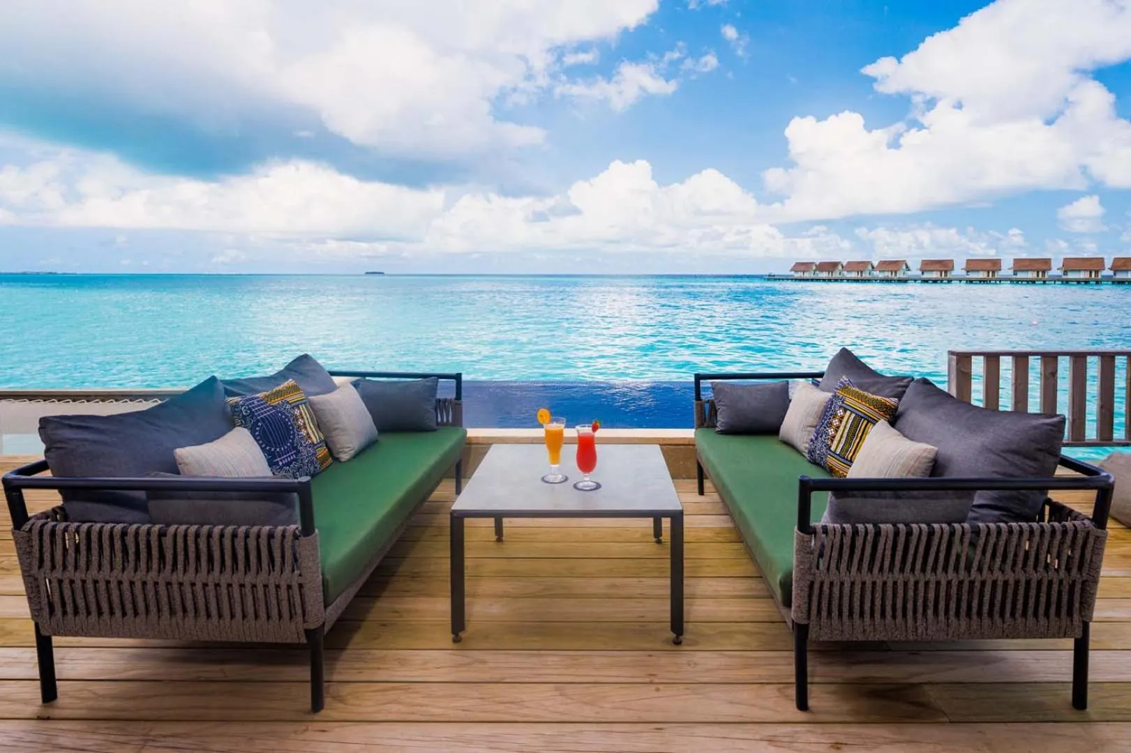 Patio in Hard Rock Hotel Maldives - FREE transfer for stays until 21st Dec 2025 and 11th Jan to 30th Apr 2026