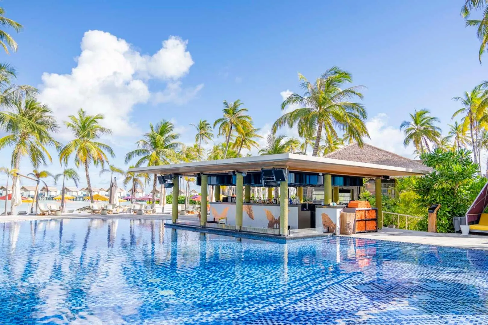 Swimming pool in Hard Rock Hotel Maldives - FREE transfer for stays until 21st Dec 2025 and 11th Jan to 30th Apr 2026