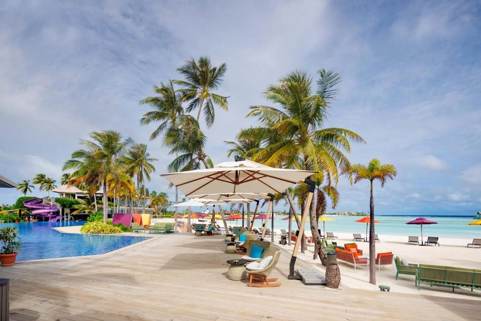 Swimming pool in Hard Rock Hotel Maldives - FREE transfer for stays until 21st Dec 2025 and 11th Jan to 30th Apr 2026