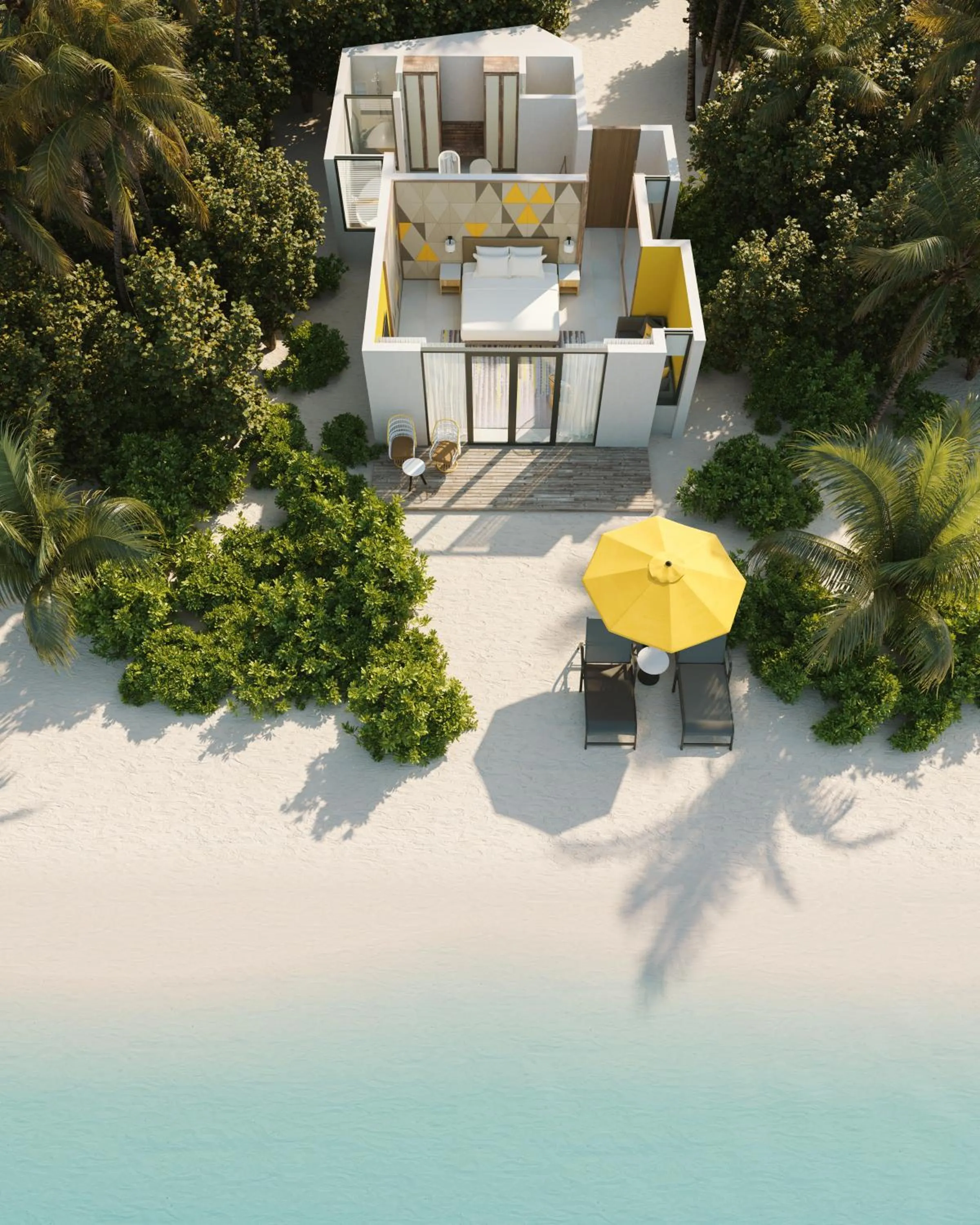 Floor plan in Hard Rock Hotel Maldives - FREE transfer for stays until 21st Dec 2025 and 11th Jan to 30th Apr 2026