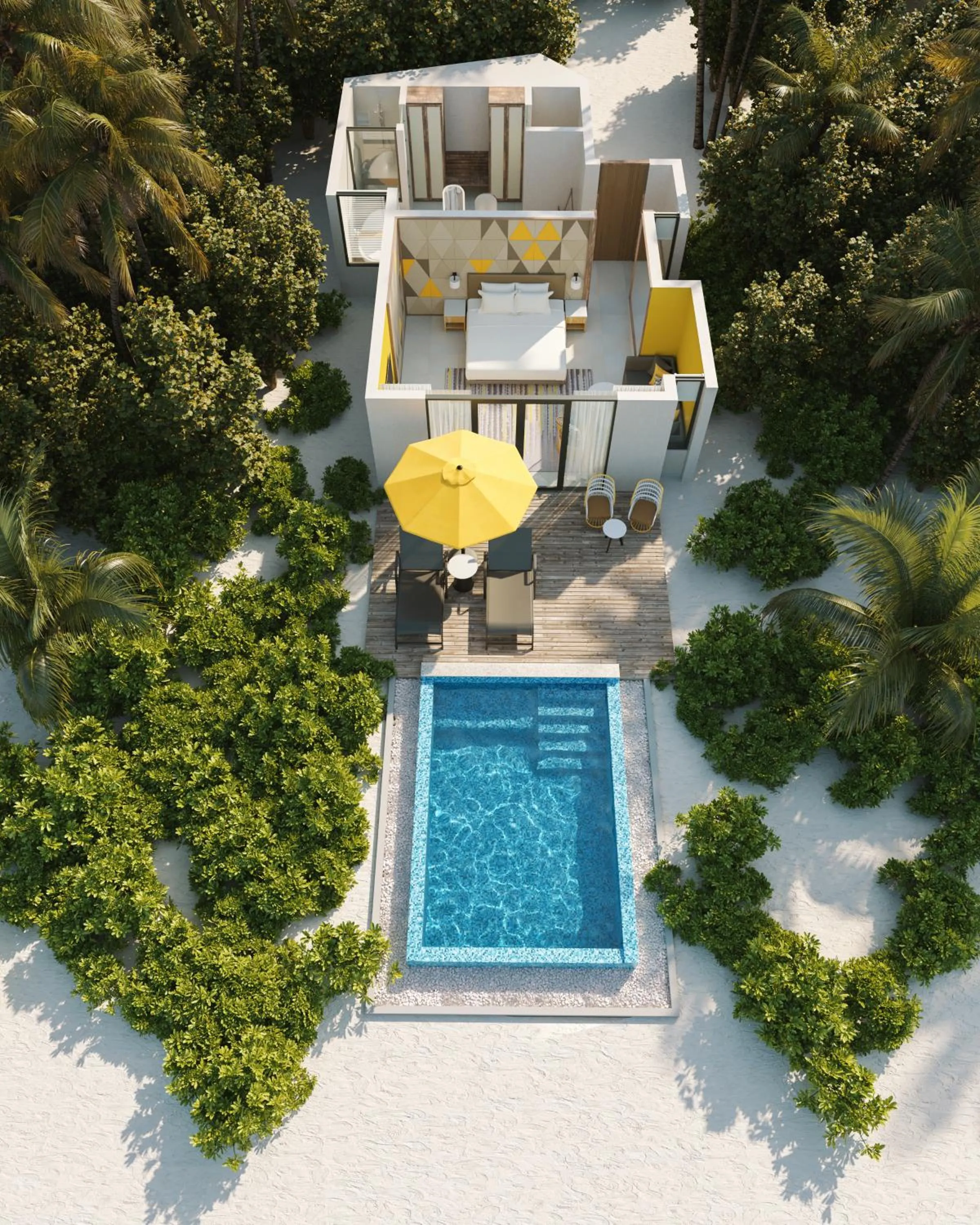 Floor plan in Hard Rock Hotel Maldives - FREE transfer for stays from 01st Mar to 31st Oct 2026