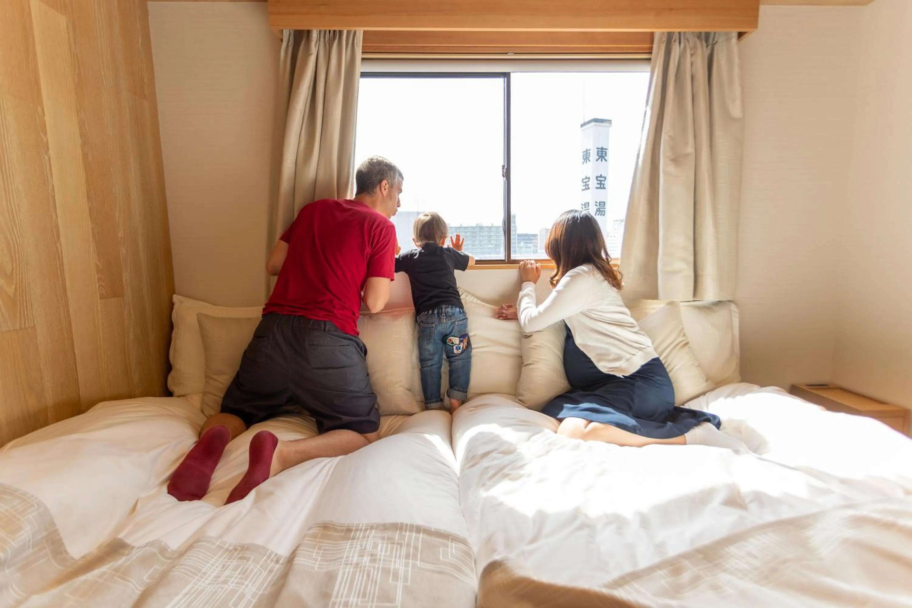 Photo of the whole room, Bed in Sakura Cross Hotel Shinjuku East