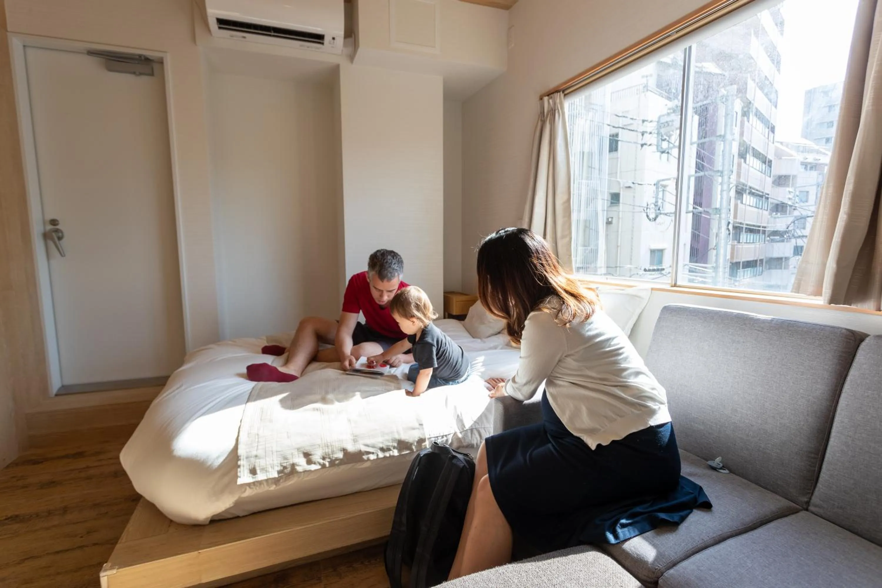 Photo of the whole room, Bed in Sakura Cross Hotel Shinjuku East