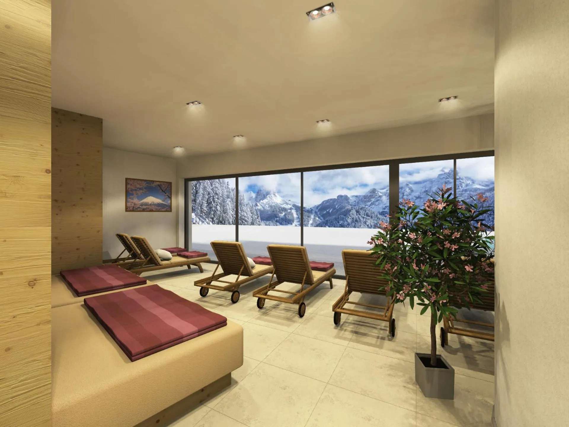 Spa and wellness centre/facilities in Hotel Rodella