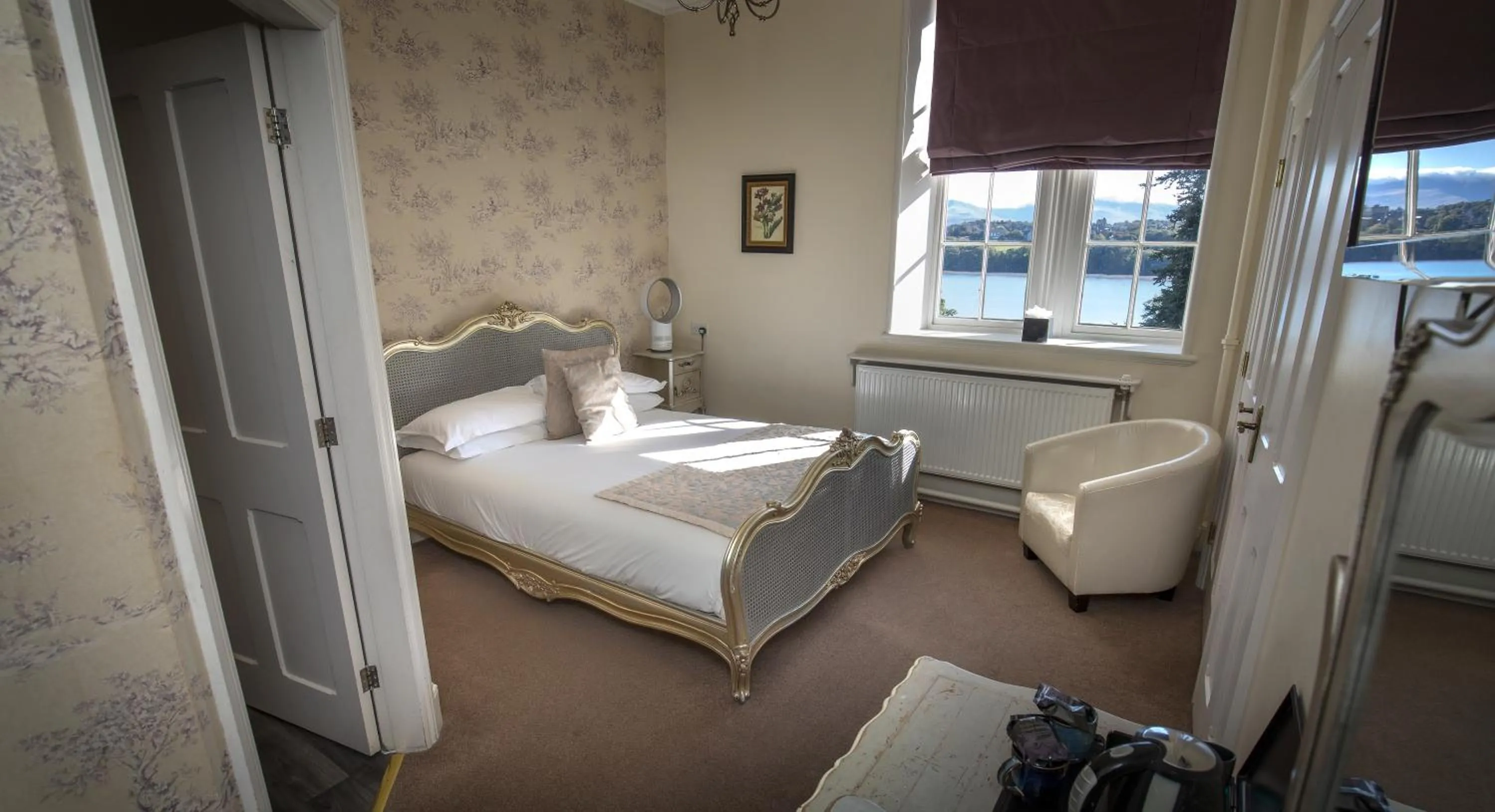 Bed in Château Rhianfa