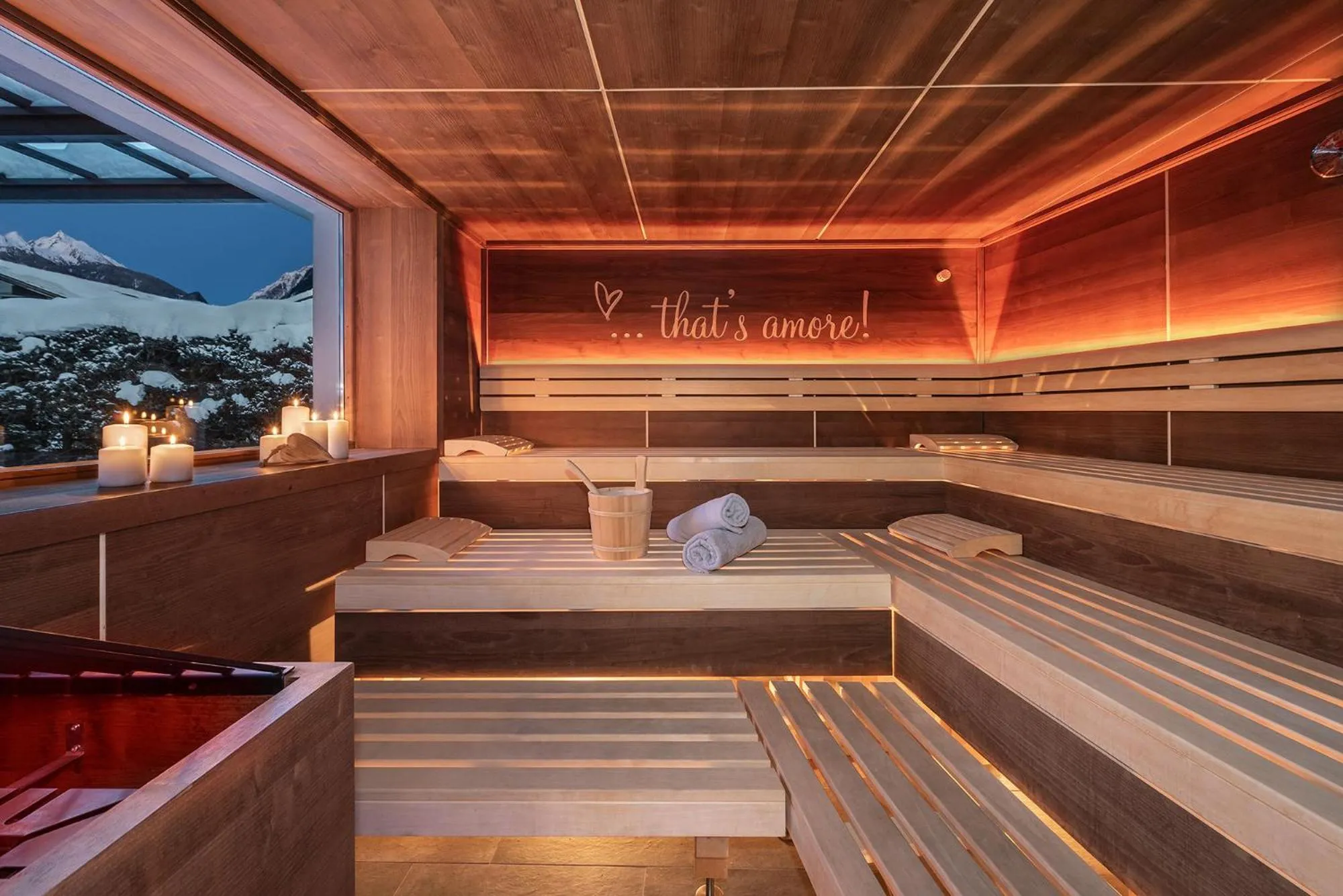 Sauna in Vitaurina Royal Hotel