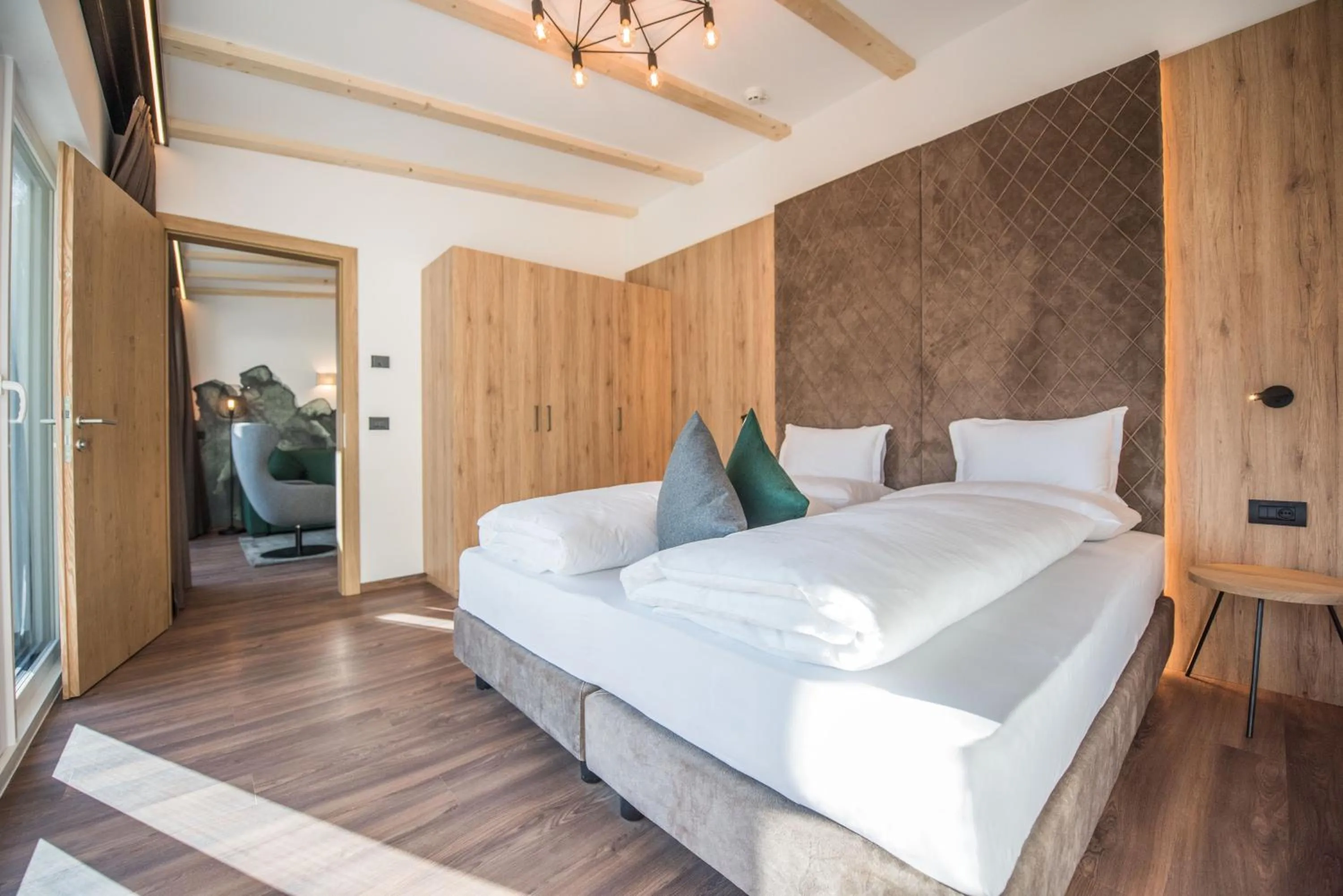 Bed in Vitaurina Royal Hotel