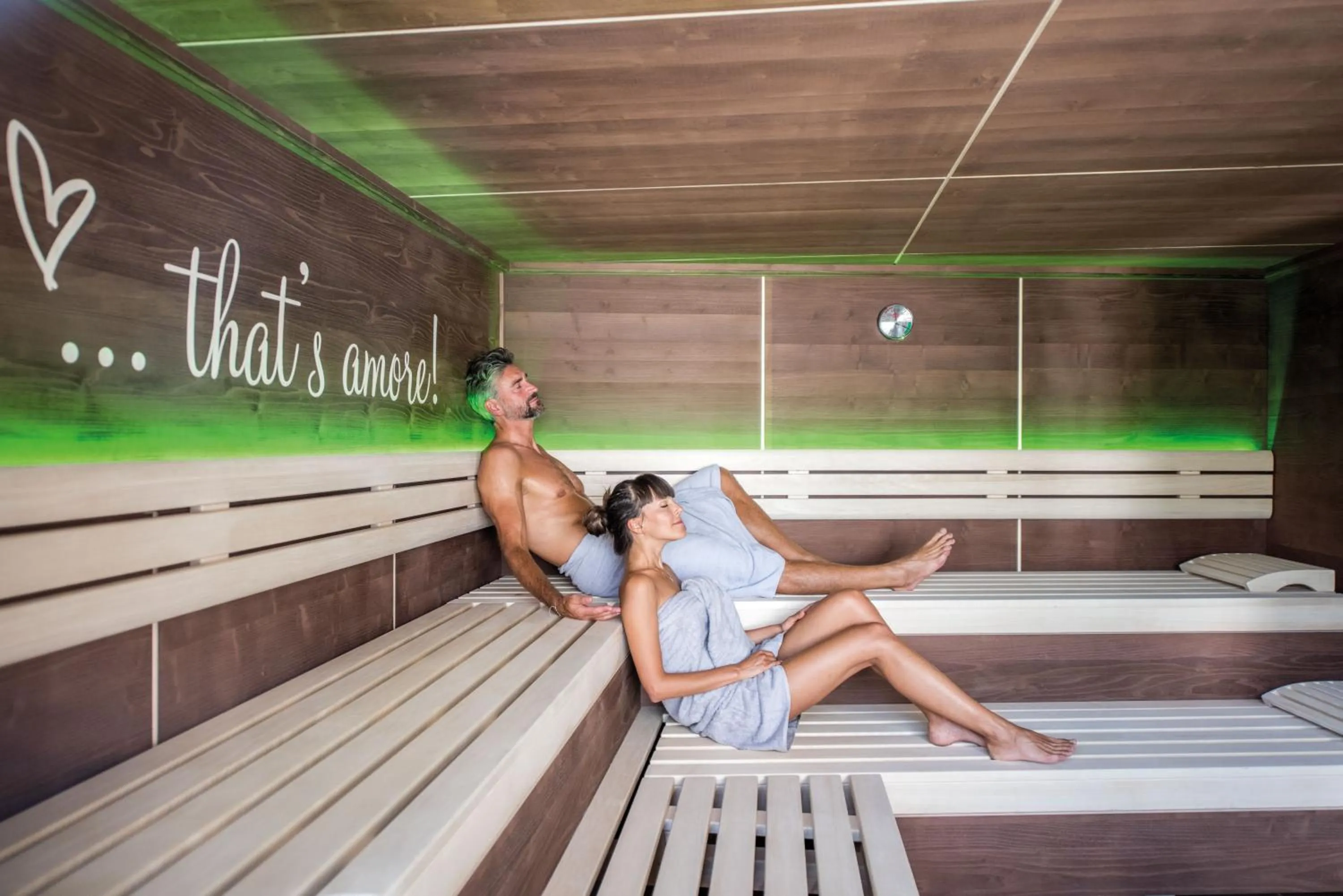 Sauna in Vitaurina Royal Hotel