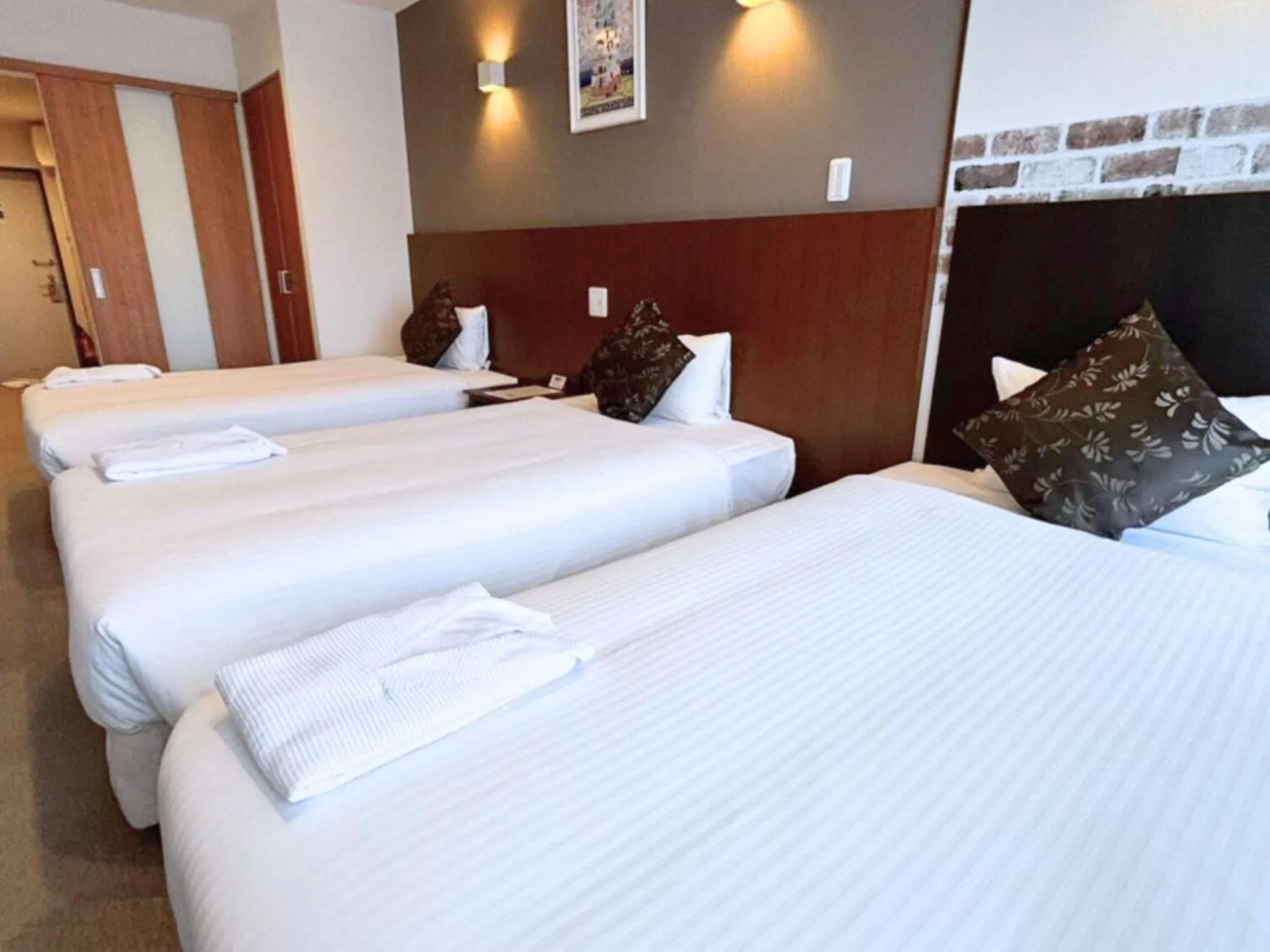 Bed in Creass Hotel Tsubogawa Marche