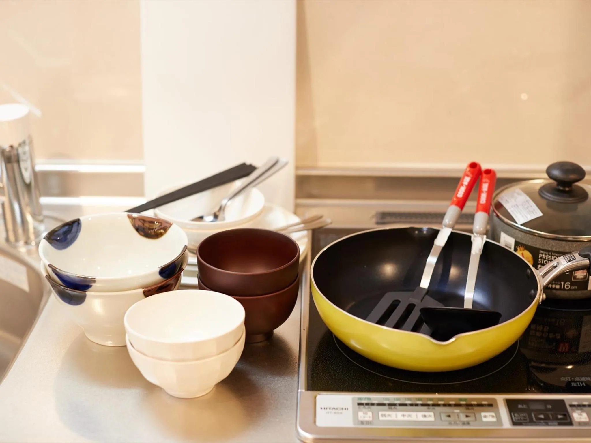 Kitchen or kitchenette in Creass Hotel Tsubogawa Marche