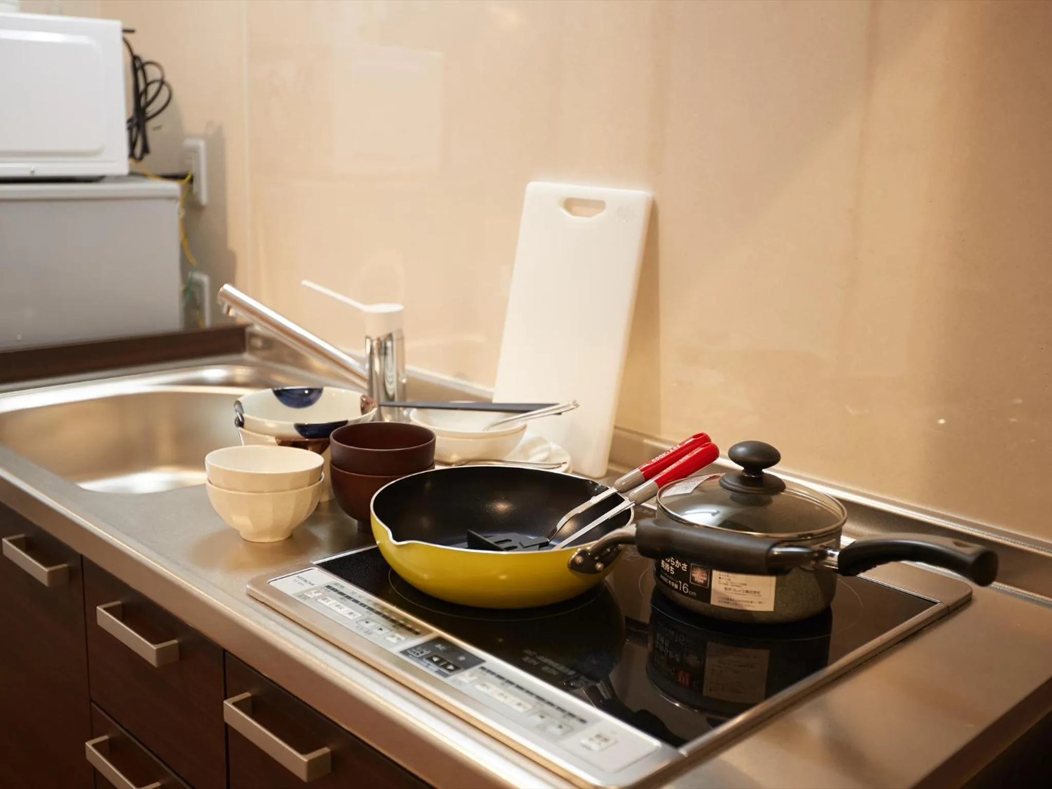 Kitchen or kitchenette in Creass Hotel Tsubogawa Marche